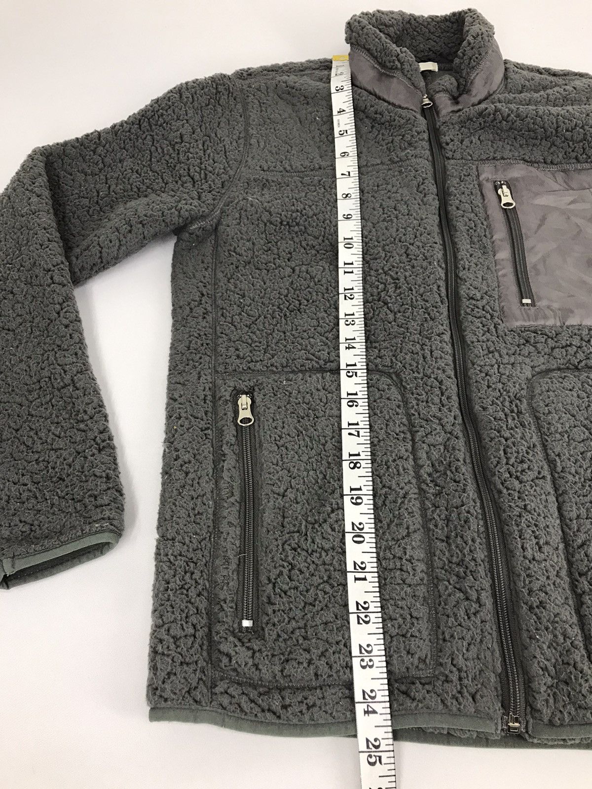 Japanese Brand × Vintage Sweaters Jacket Fleece Zipper Many Pocket Design Size US S / EU 44-46 / 1 - 9 Thumbnail