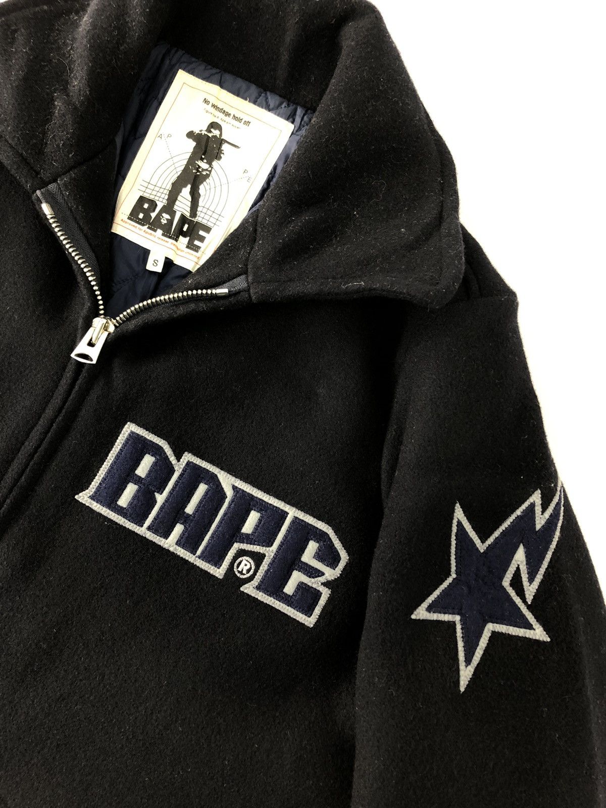 Bape × Vintage Bapesta Quilted Jacket Size US S / EU 44-46 / 1 - 3 Thumbnail
