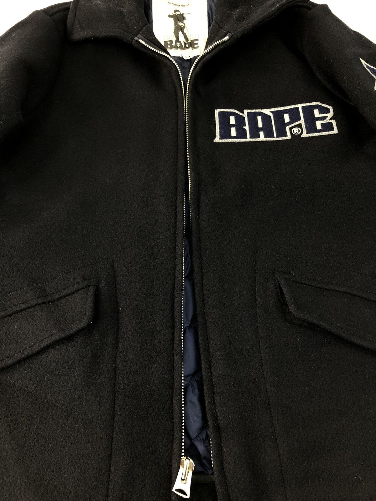 Bape × Vintage Bapesta Quilted Jacket Size US S / EU 44-46 / 1 - 4 Thumbnail
