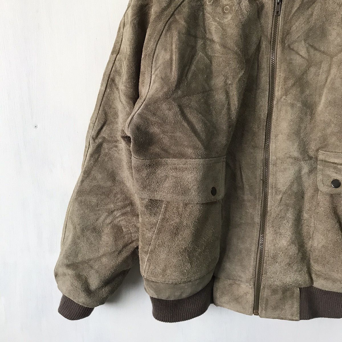 Japanese Brand International RC Roughcut Leather Jacket Bomber Like Size US L / EU 52-54 / 3 - 6 Thumbnail