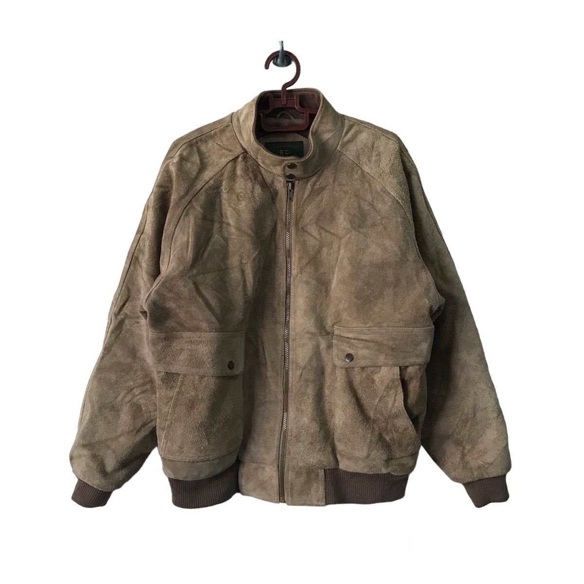 International RC Roughcut Leather Jacket Bomber Like