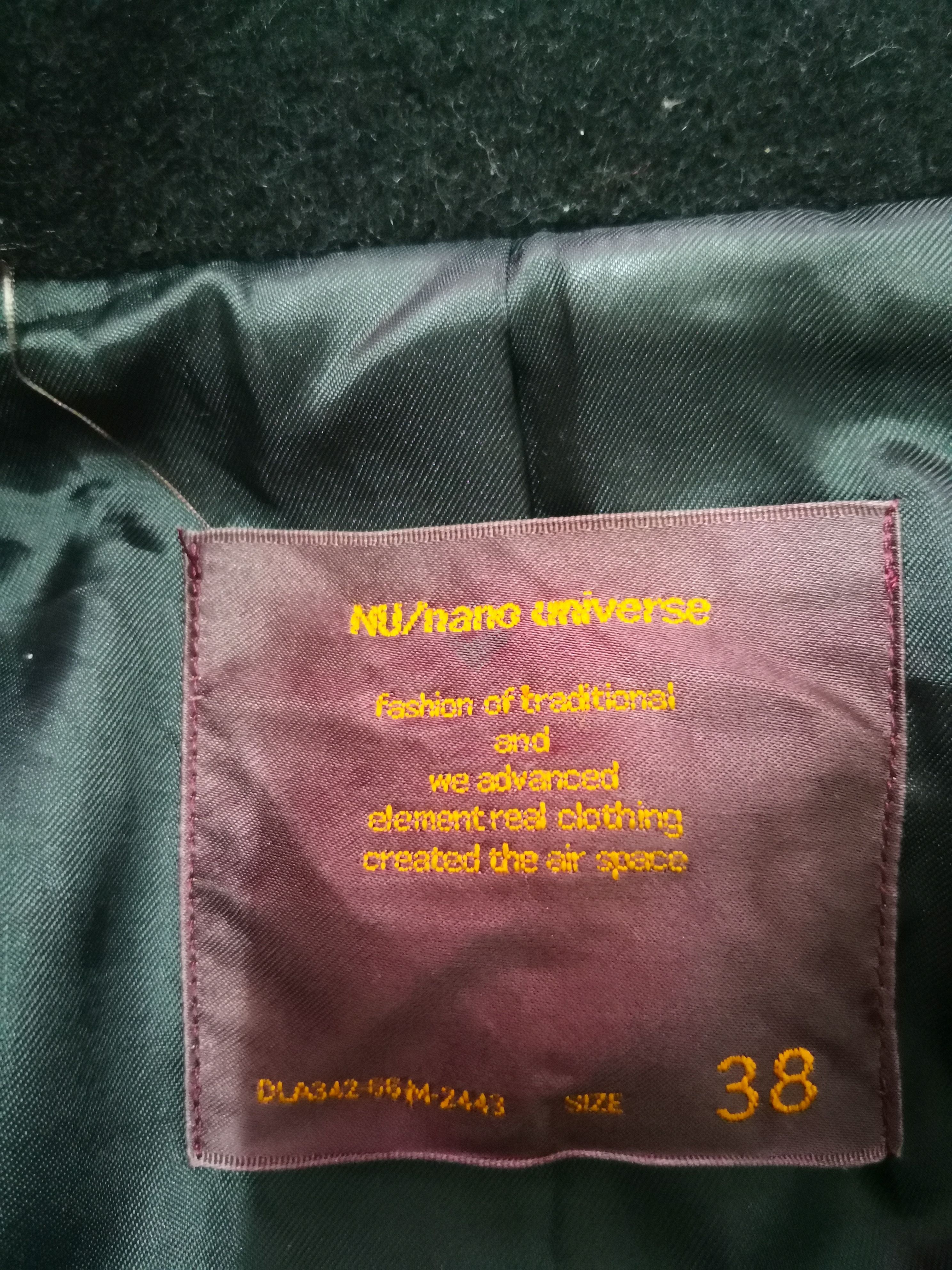 Japanese Brand Nano Universe Wool Jacket Size XS / US 0-2 / IT 36-38 - 6 Thumbnail