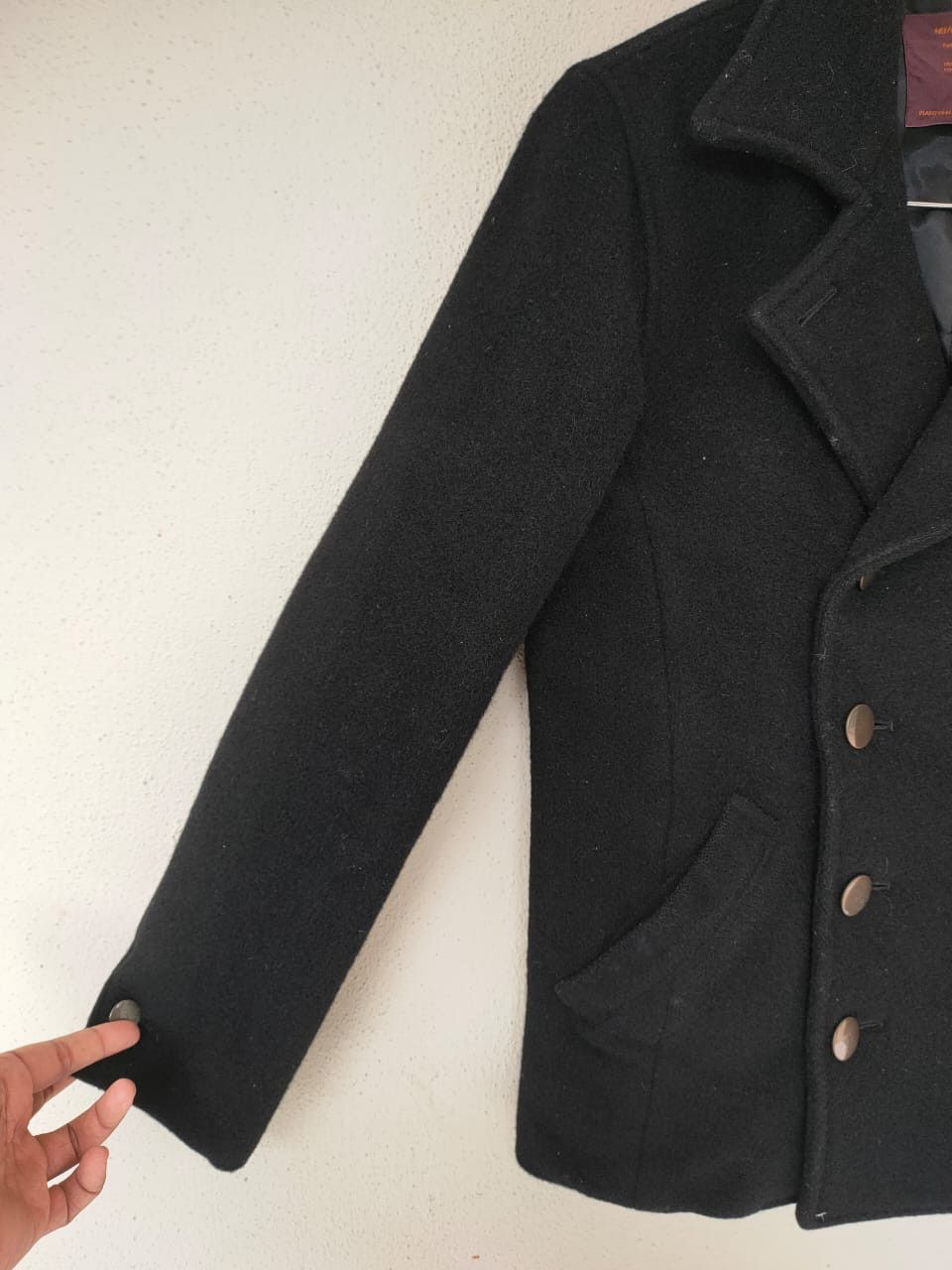 Japanese Brand Nano Universe Wool Jacket Size XS / US 0-2 / IT 36-38 - 3 Thumbnail