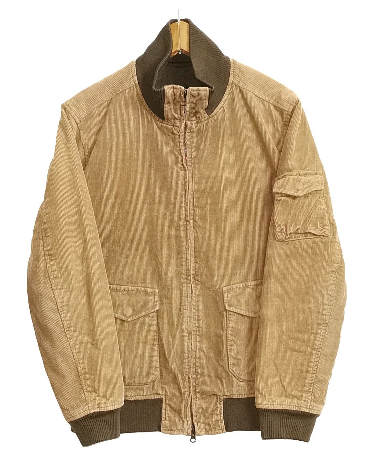 Ships Jet Blue Ships Jet Blue Courduroy Bomber Jacket Size US M / EU 48-50 / 2 - 2 Thumbnail