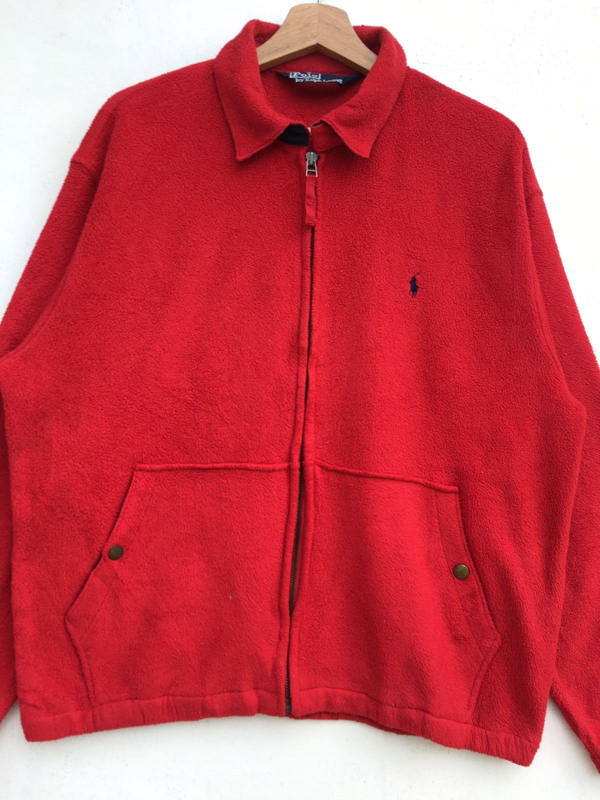 Polo Ralph Lauren Rare Vintage Polo Ralph Lauren Fleece Sweater Size US XL / EU 56 / 4 - 4 Thumbnail