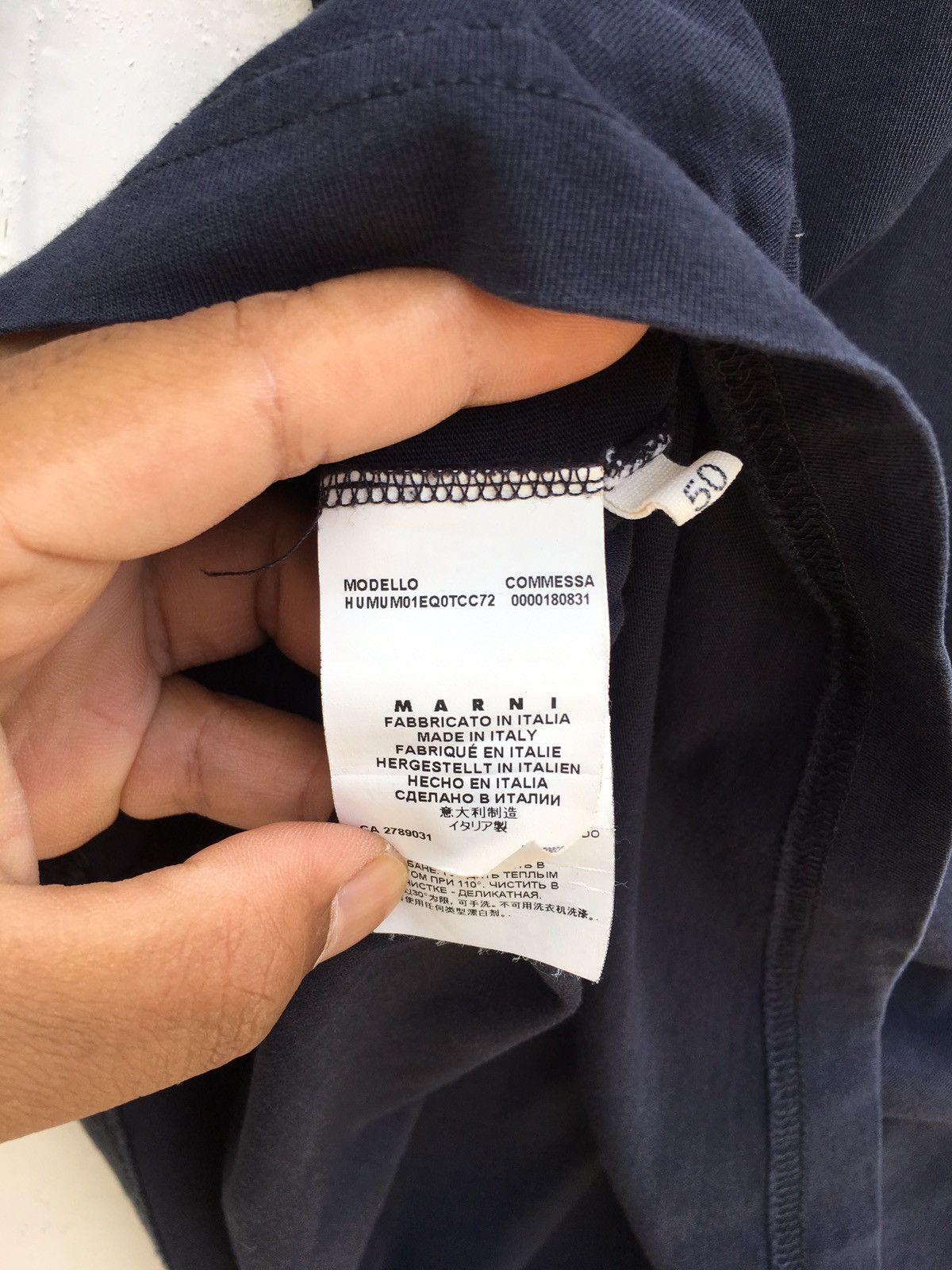 Marni Marni Single Pocket T shirt Size US M / EU 48-50 / 2 - 8 Thumbnail