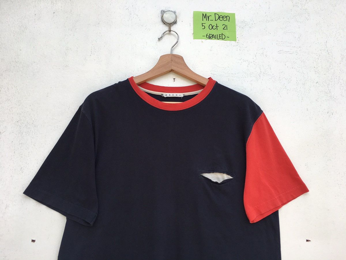 Marni Marni Single Pocket T shirt Size US M / EU 48-50 / 2 - 5 Thumbnail