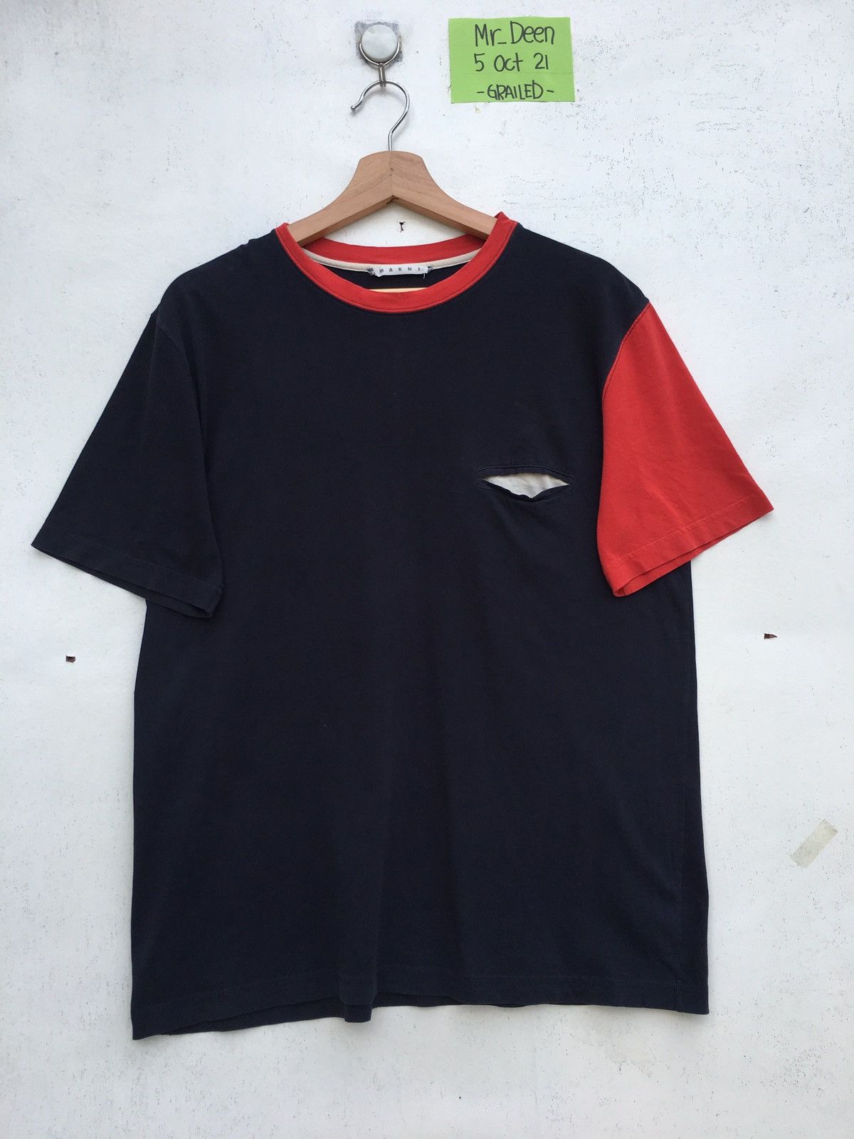 Marni Marni Single Pocket T shirt Size US M / EU 48-50 / 2 - 1 Thumbnail