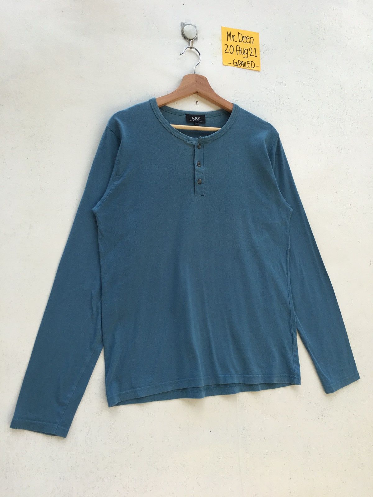 A.P.C. Vintage A.P.C Plain Buttons Longsleeve Shirt Size US M / EU 48-50 / 2 - 4 Thumbnail