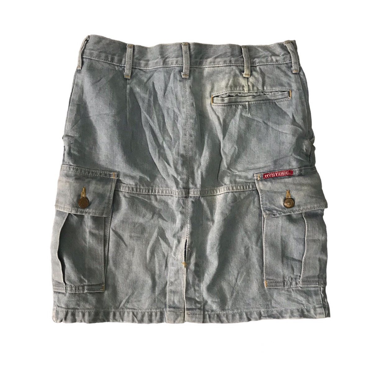 Hysteric Glamour Vtg Skirt Jeans Hysteric Cargo Pockets Made in Japan Size 29" - 2 Thumbnail
