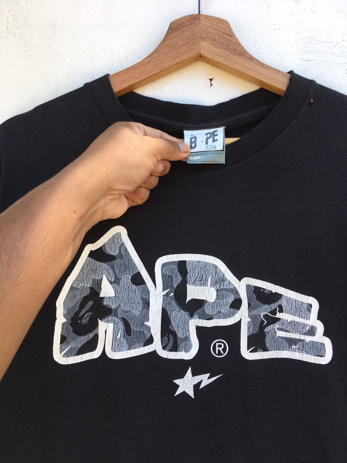 Bape Bape Sta Tee Size US M / EU 48-50 / 2 - 7 Thumbnail