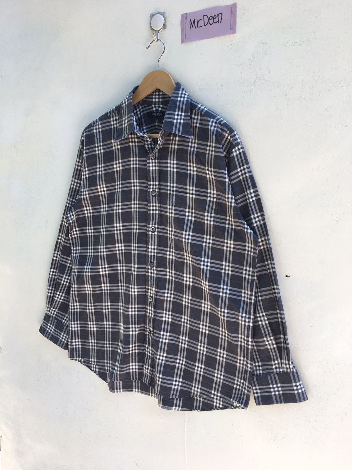 Burberry Vintage Burberry Checkered Longsleeve Shirt Size US L / EU 52-54 / 3 - 3 Thumbnail