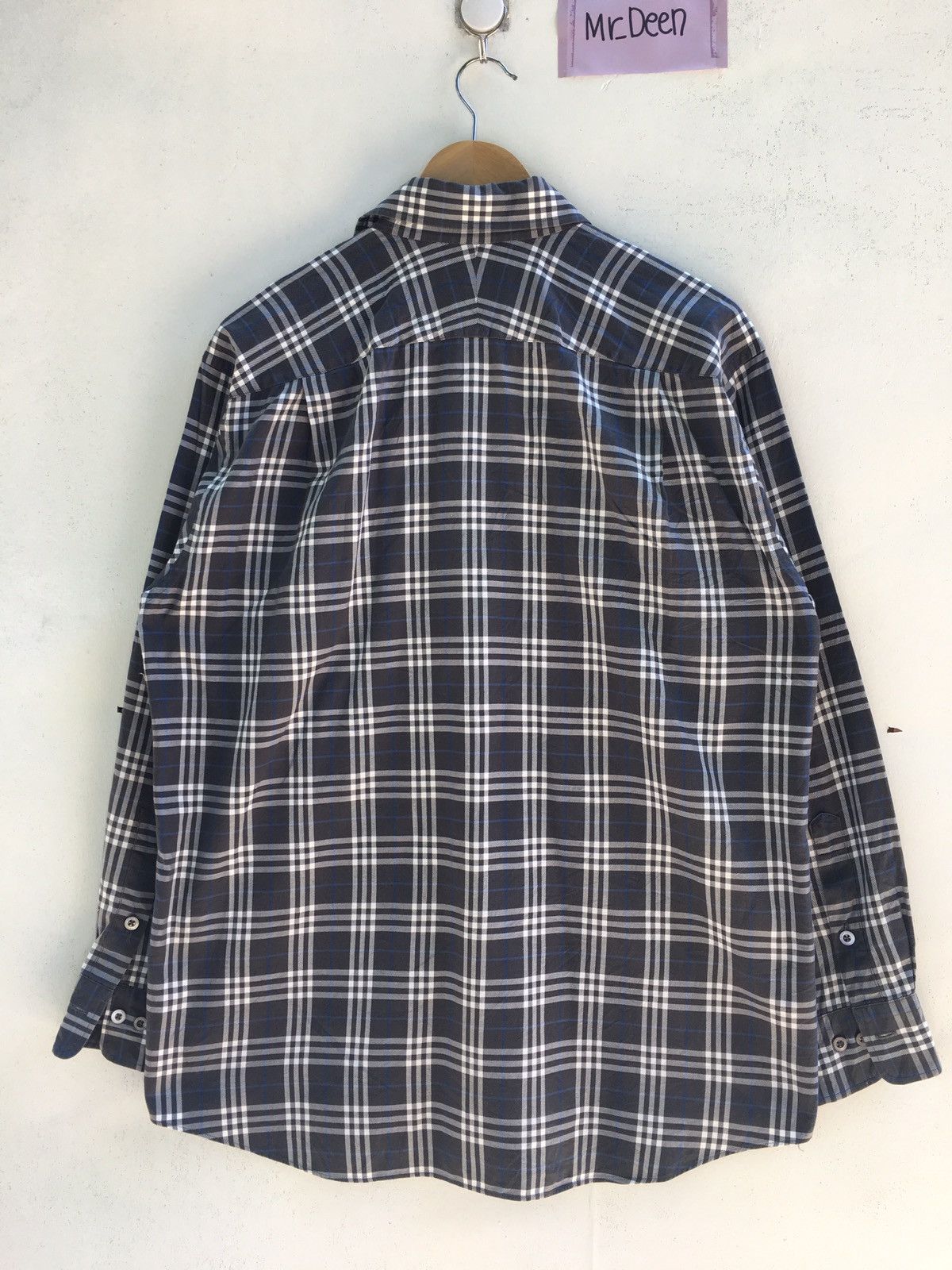 Burberry Vintage Burberry Checkered Longsleeve Shirt Size US L / EU 52-54 / 3 - 7 Thumbnail