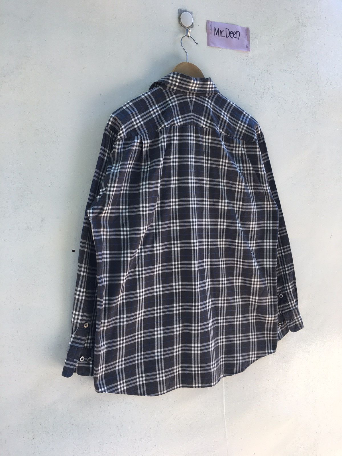 Burberry Vintage Burberry Checkered Longsleeve Shirt Size US L / EU 52-54 / 3 - 8 Thumbnail