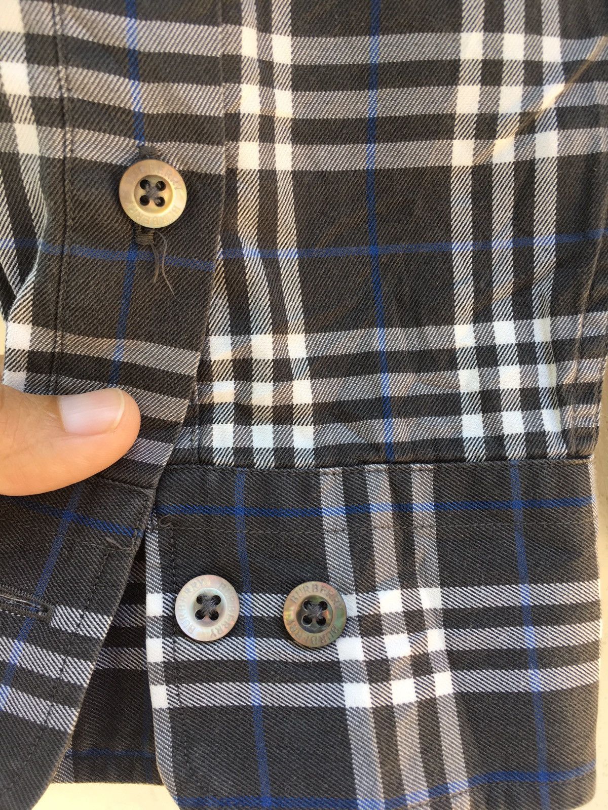 Burberry Vintage Burberry Checkered Longsleeve Shirt Size US L / EU 52-54 / 3 - 10 Thumbnail