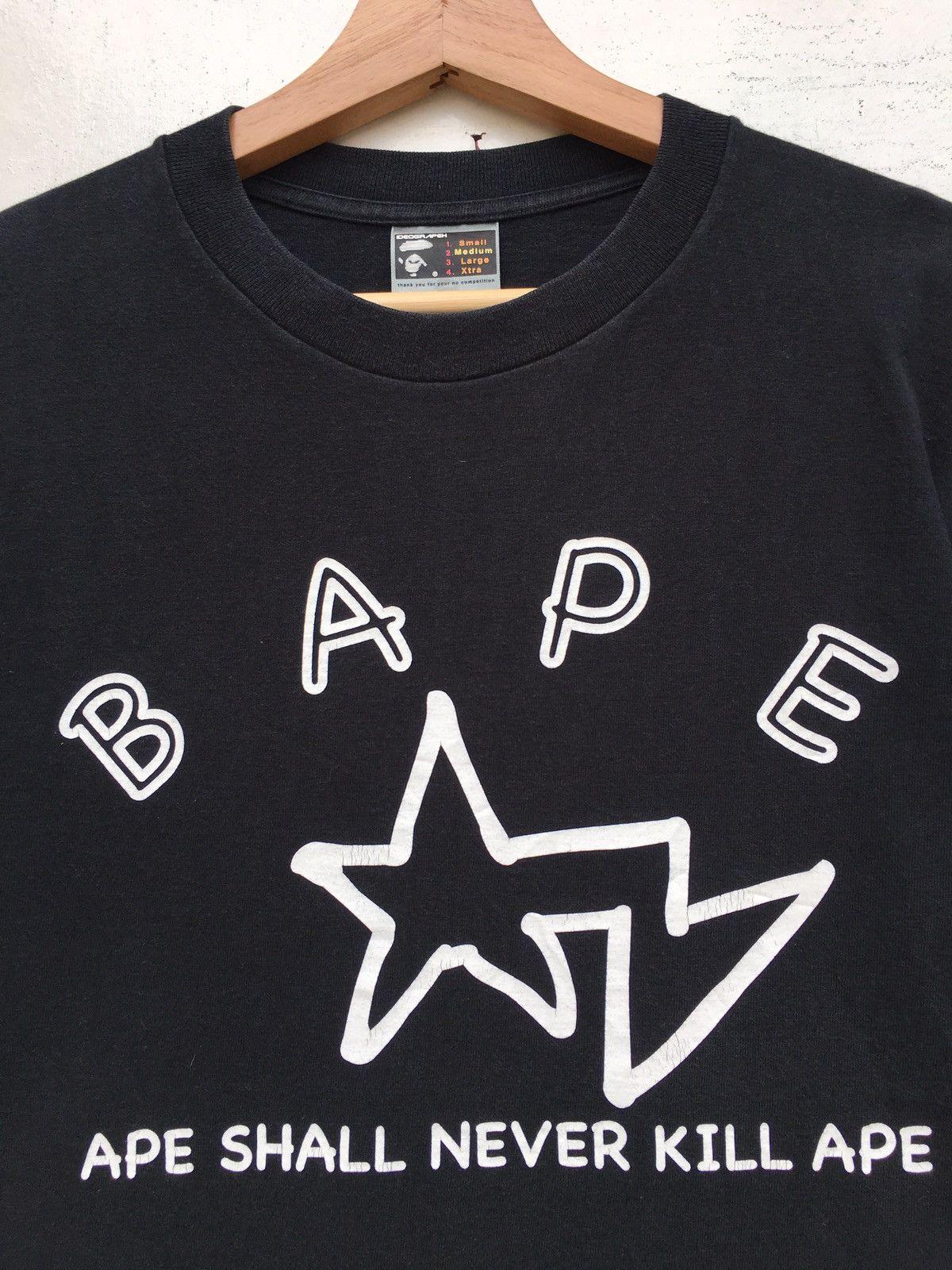 Bape Bape Sta Tee Size US M / EU 48-50 / 2 - 14 Thumbnail