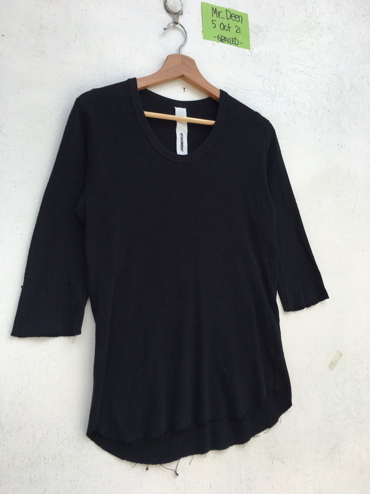 Attachment Rare Attachment By Kazuyuki Kumagai Plain 3/4 Sleeve Shirt Size US S / EU 44-46 / 1 - 2 Thumbnail