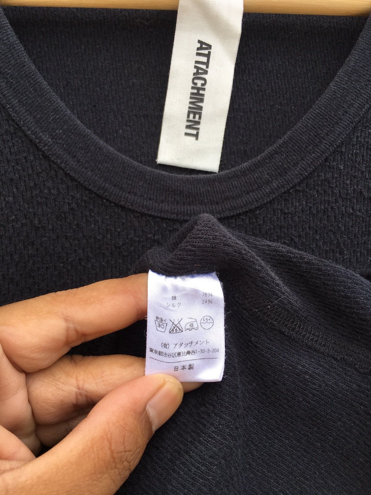 Attachment Rare Attachment By Kazuyuki Kumagai Plain 3/4 Sleeve Shirt Size US S / EU 44-46 / 1 - 10 Thumbnail