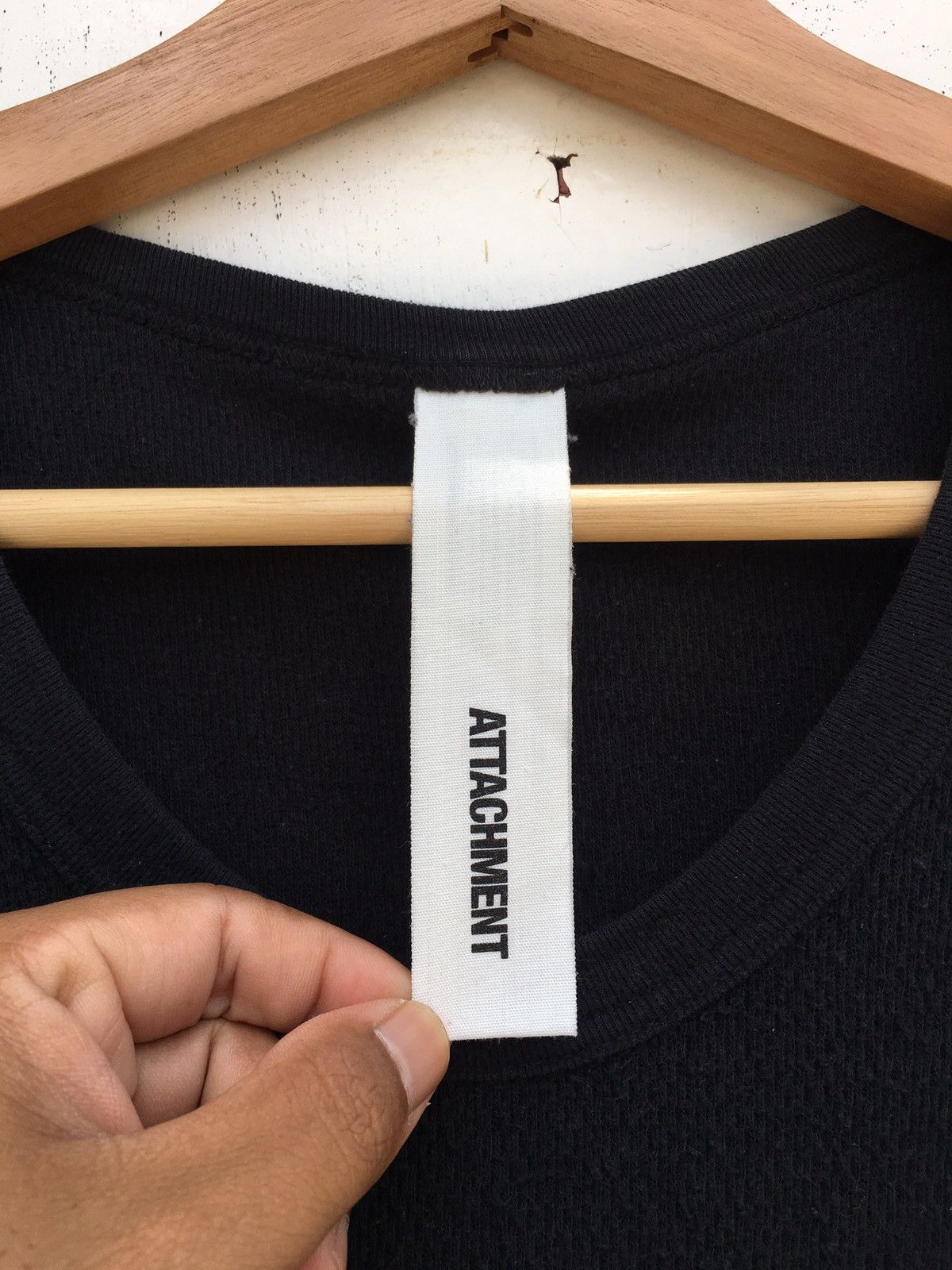 Attachment Rare Attachment By Kazuyuki Kumagai Plain 3/4 Sleeve Shirt Size US S / EU 44-46 / 1 - 8 Thumbnail