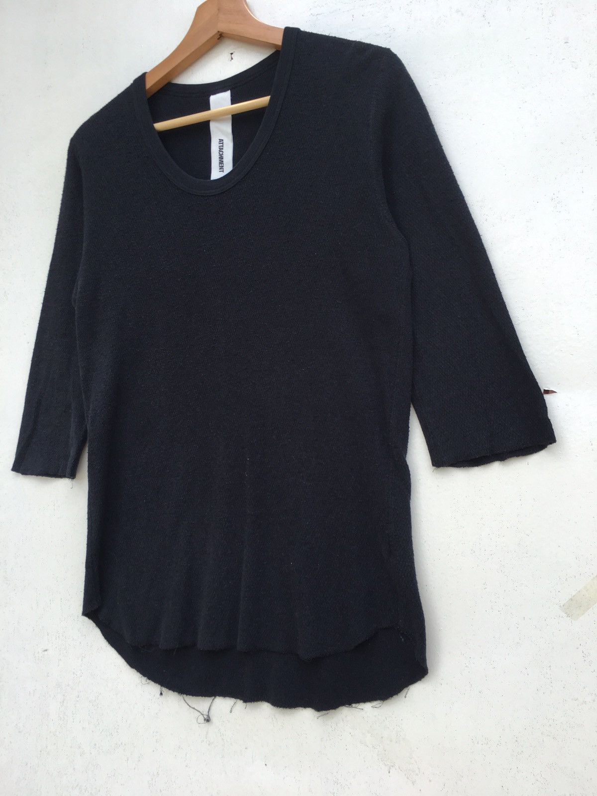 Attachment Rare Attachment By Kazuyuki Kumagai Plain 3/4 Sleeve Shirt Size US S / EU 44-46 / 1 - 3 Thumbnail