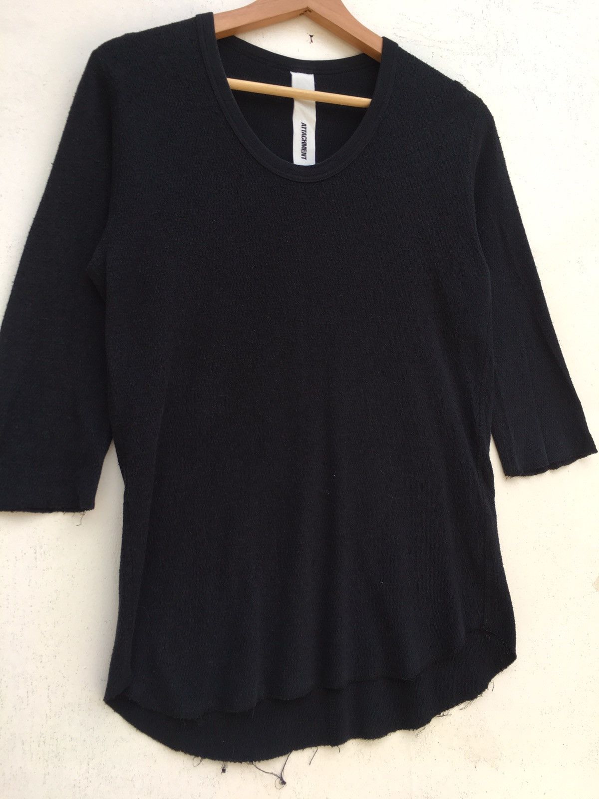 Attachment Rare Attachment By Kazuyuki Kumagai Plain 3/4 Sleeve Shirt Size US S / EU 44-46 / 1 - 5 Thumbnail