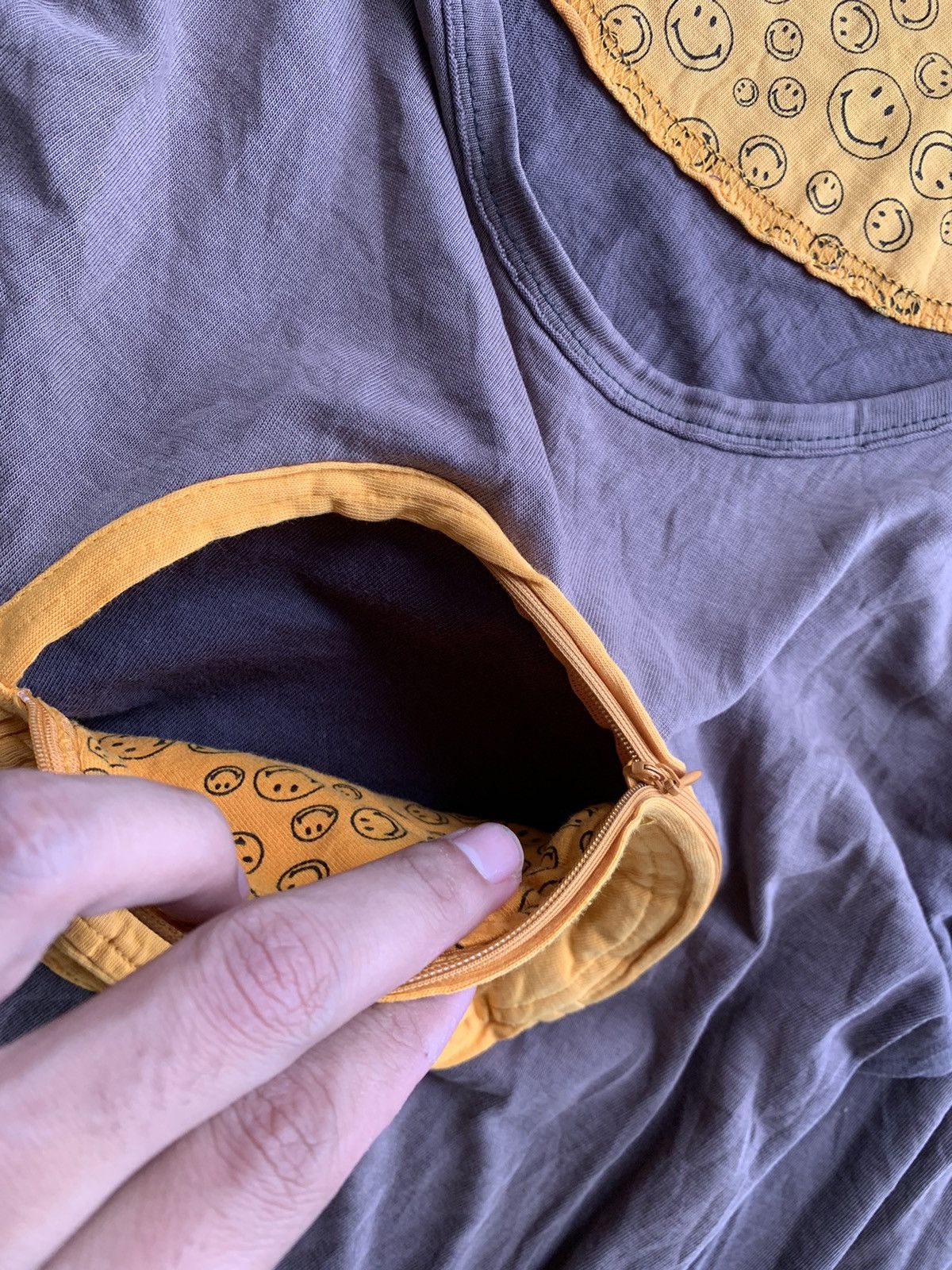 Vintage Vintage Distressed Sun Faded Smile 3D pocket Kapital style Size US S / EU 44-46 / 1 - 5 Thumbnail