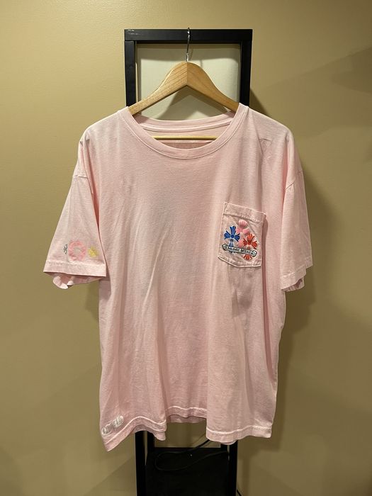 Chrome Hearts Chrome Hearts Miami Exclusive Pink Multi Color Cross T ...