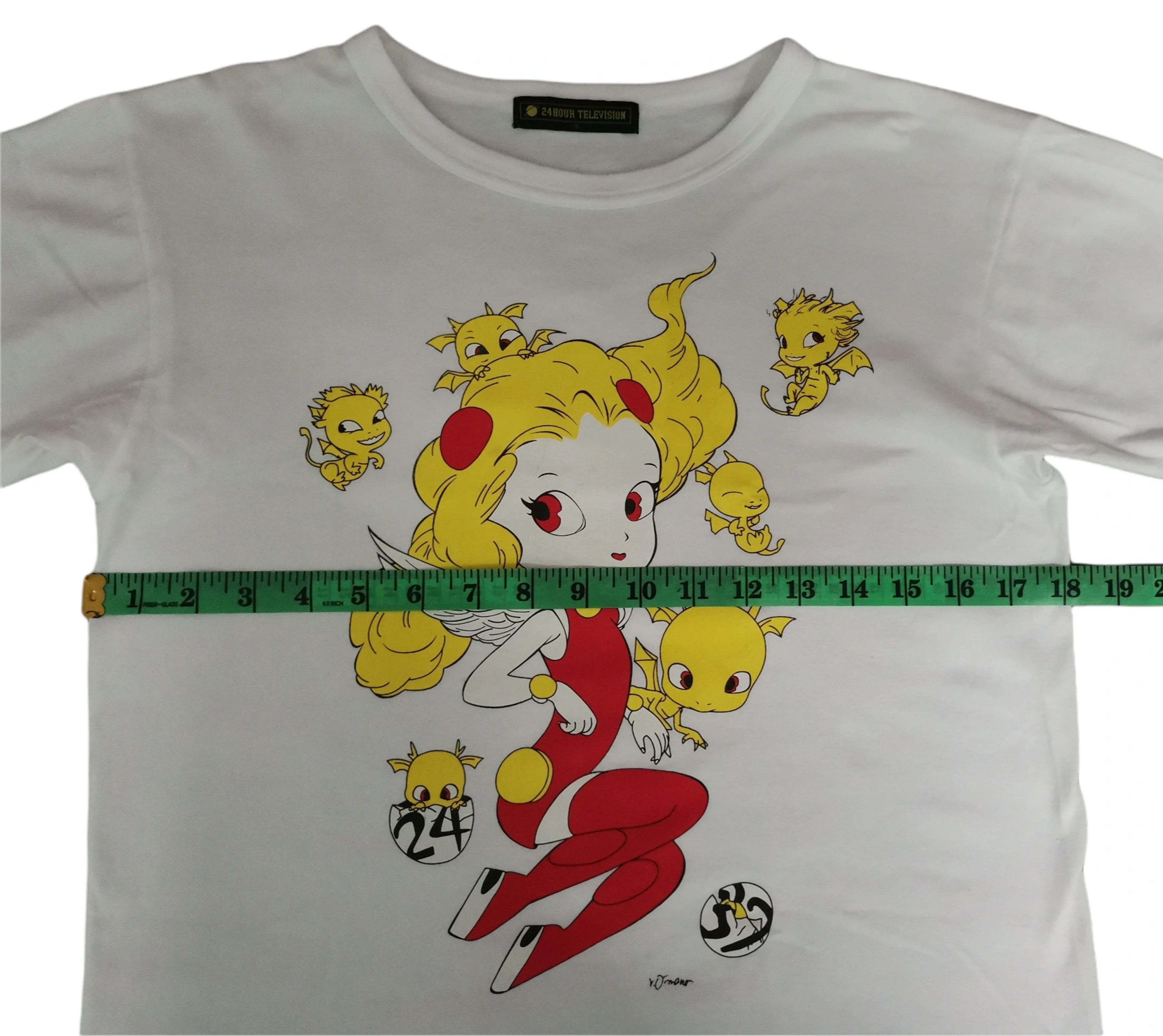 Japanese Brand Vintage 24 Hour Television Yoshitaka Amano Tee Murakami Size US S / EU 44-46 / 1 - 6 Thumbnail