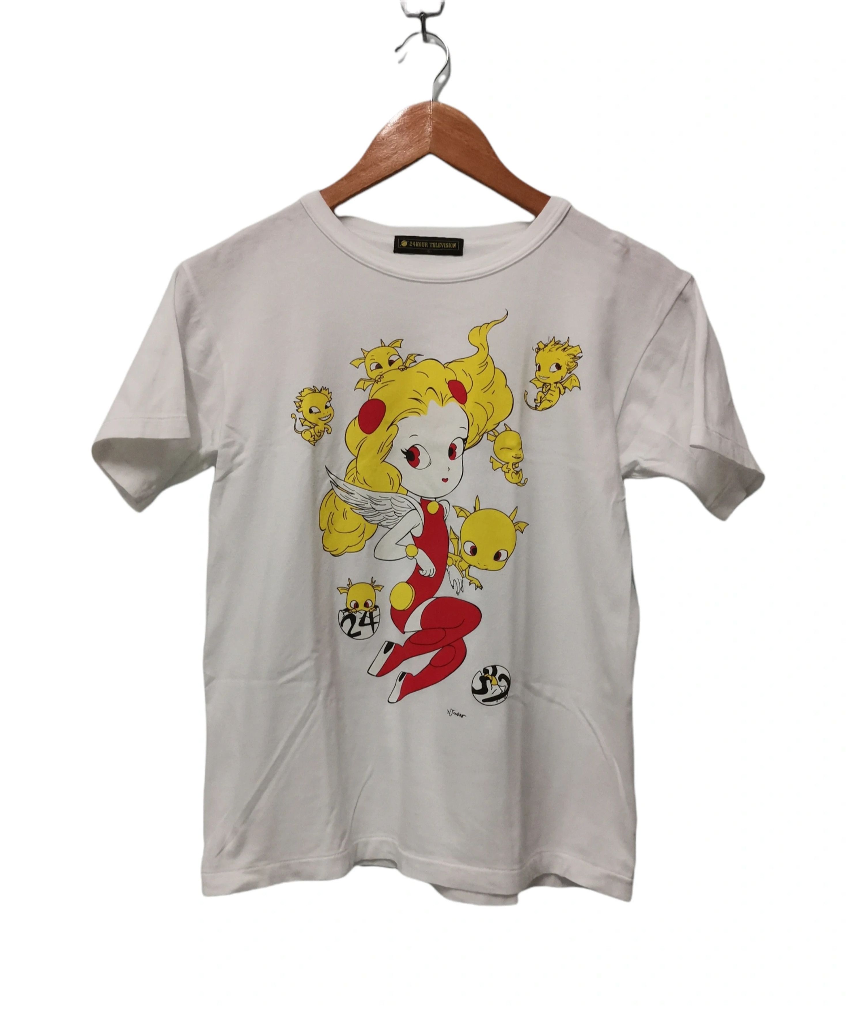 Japanese Brand Vintage 24 Hour Television Yoshitaka Amano Tee Murakami Size US S / EU 44-46 / 1 - 1 Thumbnail