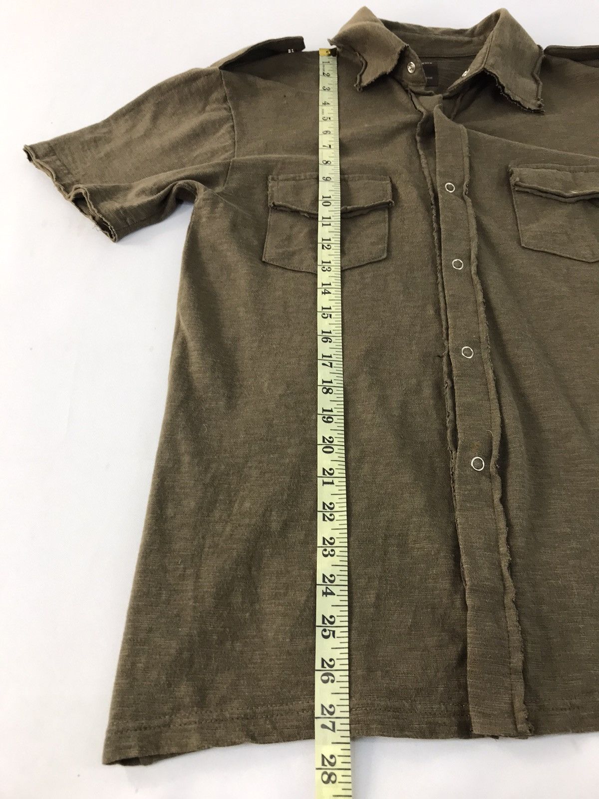 Japanese Brand Vintage Agate Double Pocket Snap Button Up Polo T-Shirt Size US M / EU 48-50 / 2 - 13 Thumbnail