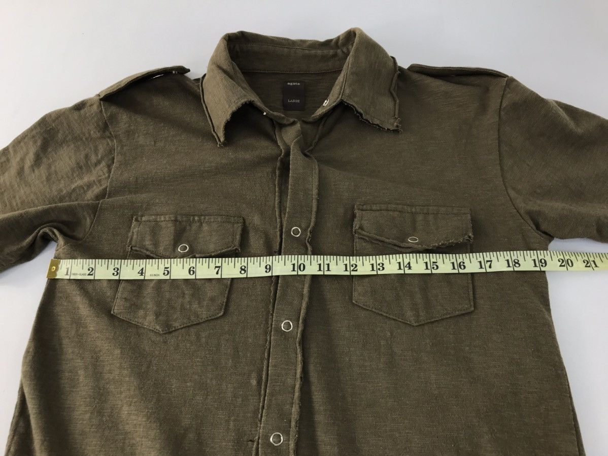 Japanese Brand Vintage Agate Double Pocket Snap Button Up Polo T-Shirt Size US M / EU 48-50 / 2 - 12 Thumbnail