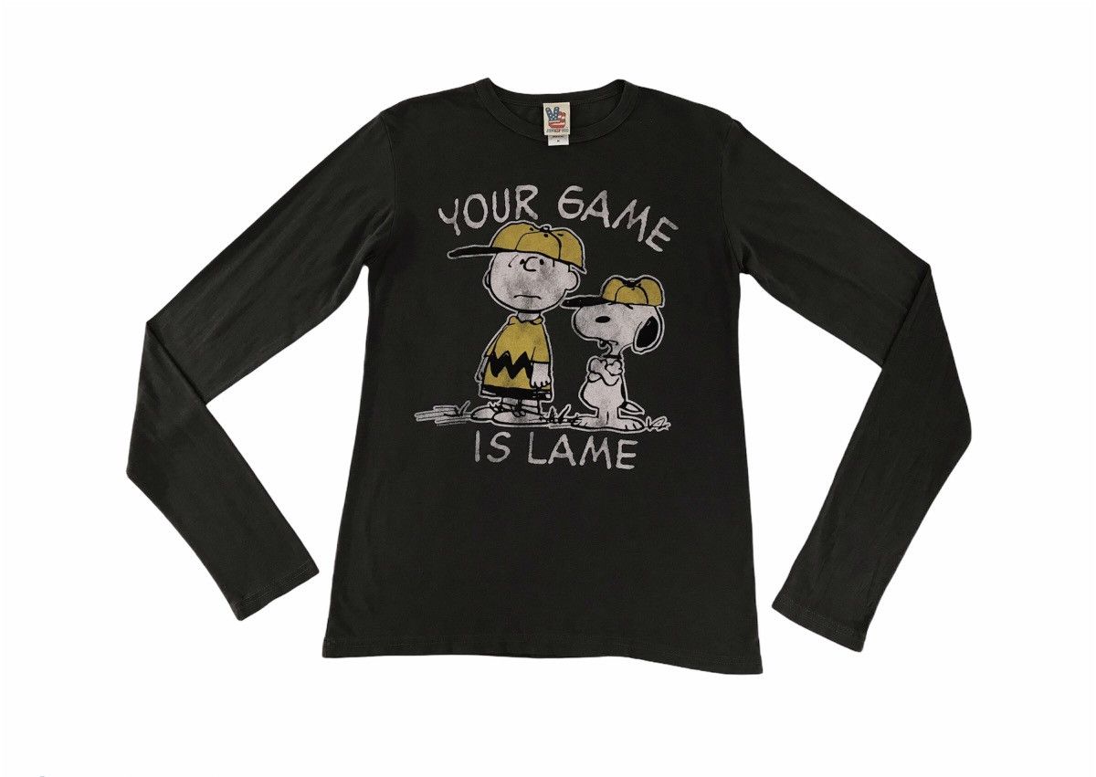 Peanuts Peanuts Your Game Is Lame Tee Cartoon Size US S / EU 44-46 / 1 - 1 Thumbnail