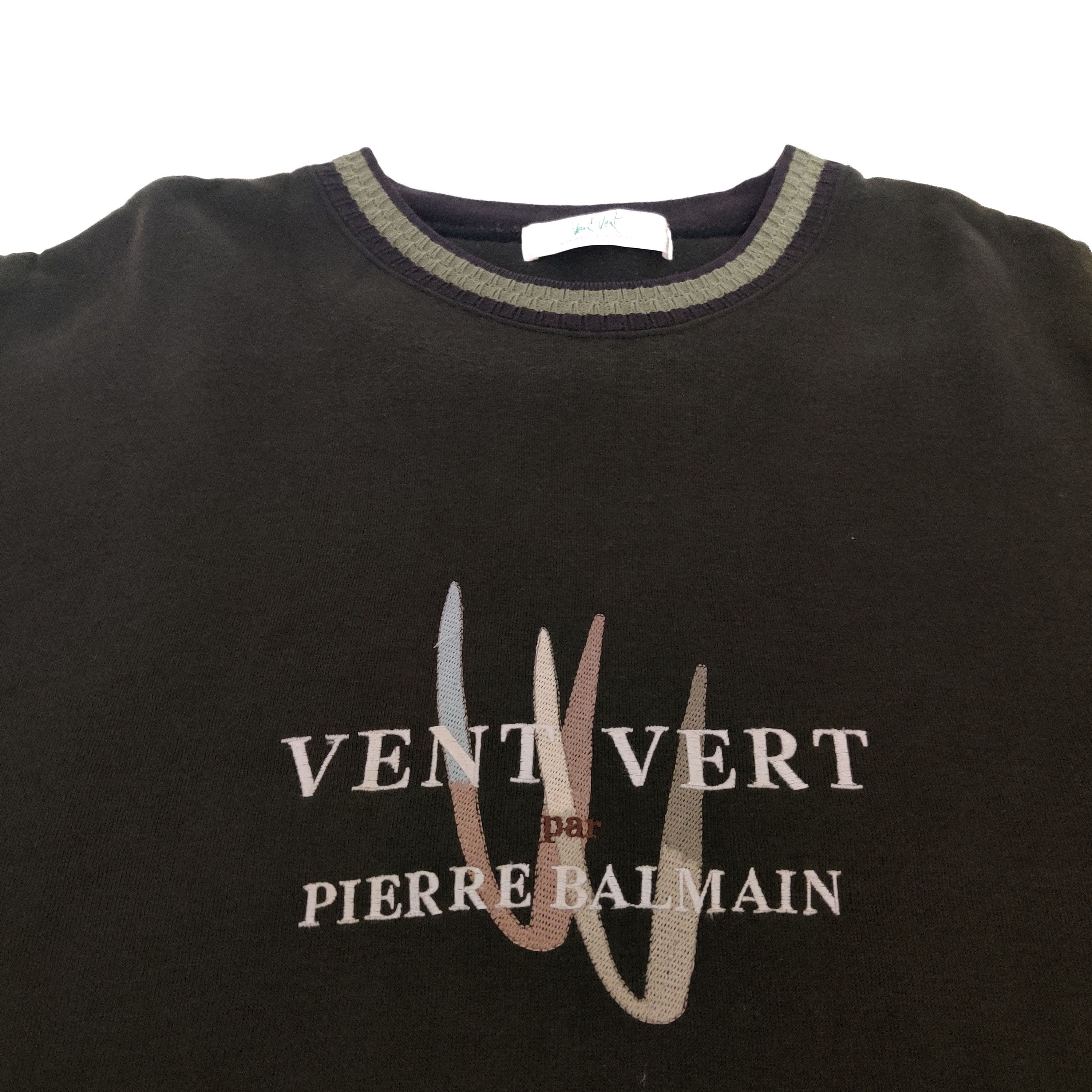 Pierre Balmain Vintage Pierre Balmain Paris Sweatshirt Embroidered Size US L / EU 52-54 / 3 - 2 Thumbnail
