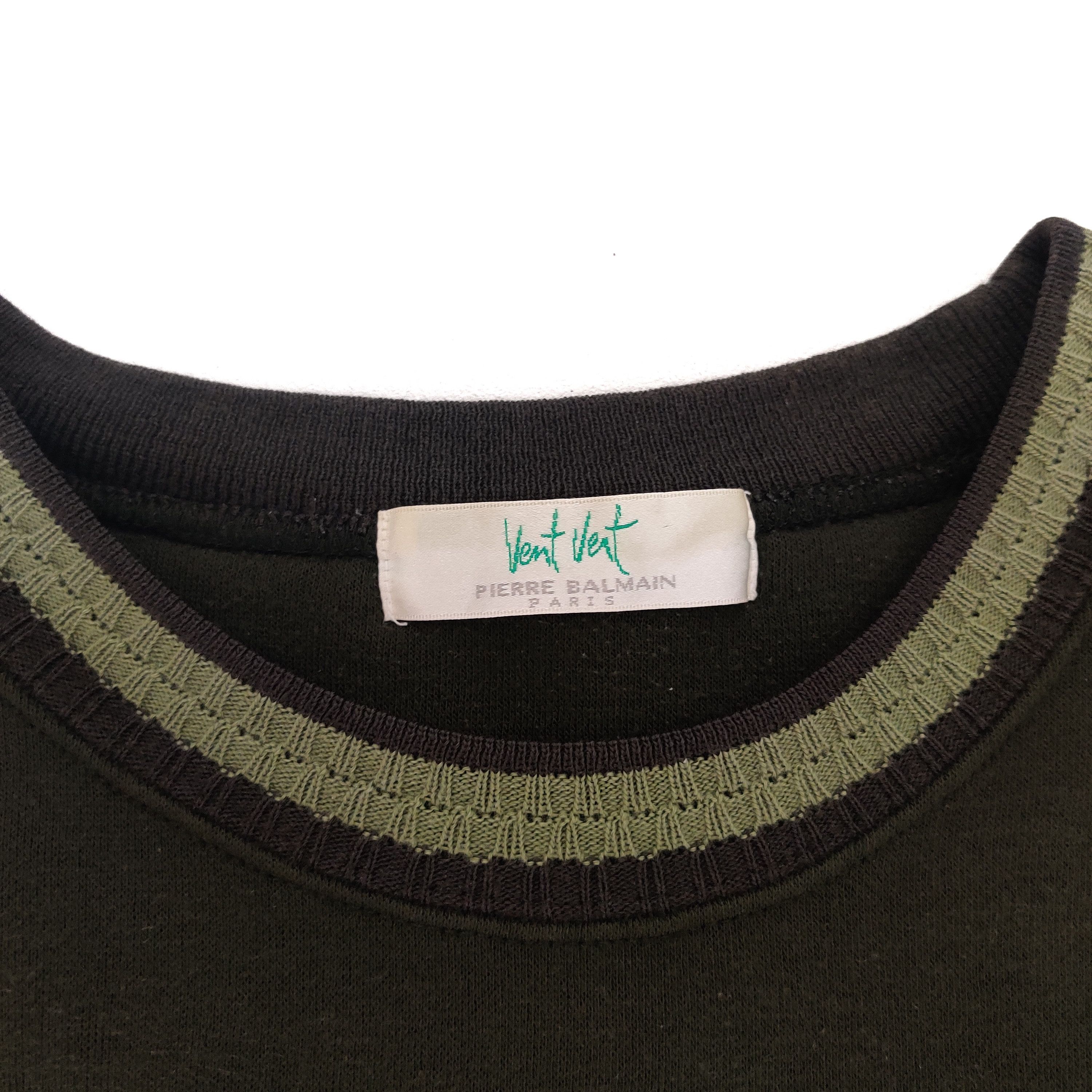 Pierre Balmain Vintage Pierre Balmain Paris Sweatshirt Embroidered Size US L / EU 52-54 / 3 - 3 Thumbnail