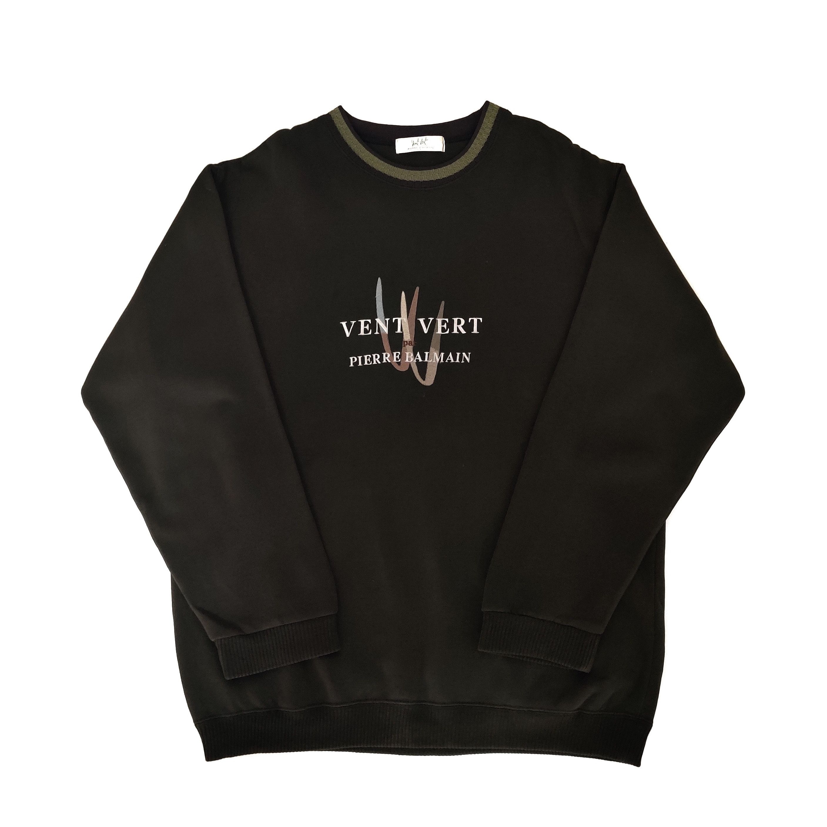 Pierre Balmain Vintage Pierre Balmain Paris Sweatshirt Embroidered Size US L / EU 52-54 / 3 - 1 Thumbnail