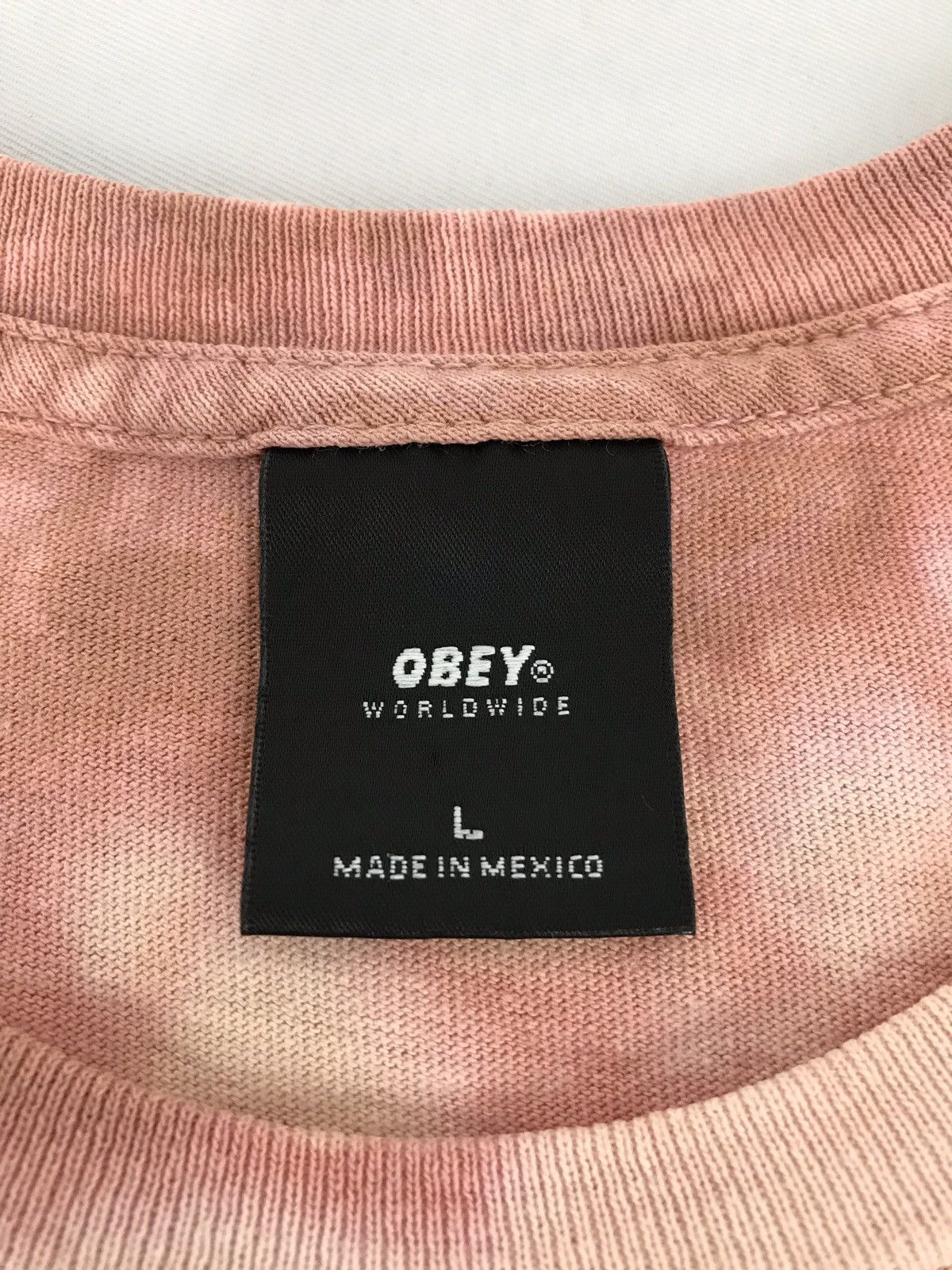 Obey × Vintage Vintage Obey Tie Dye Logo scorpion Tee Size US L / EU 52-54 / 3 - 5 Thumbnail