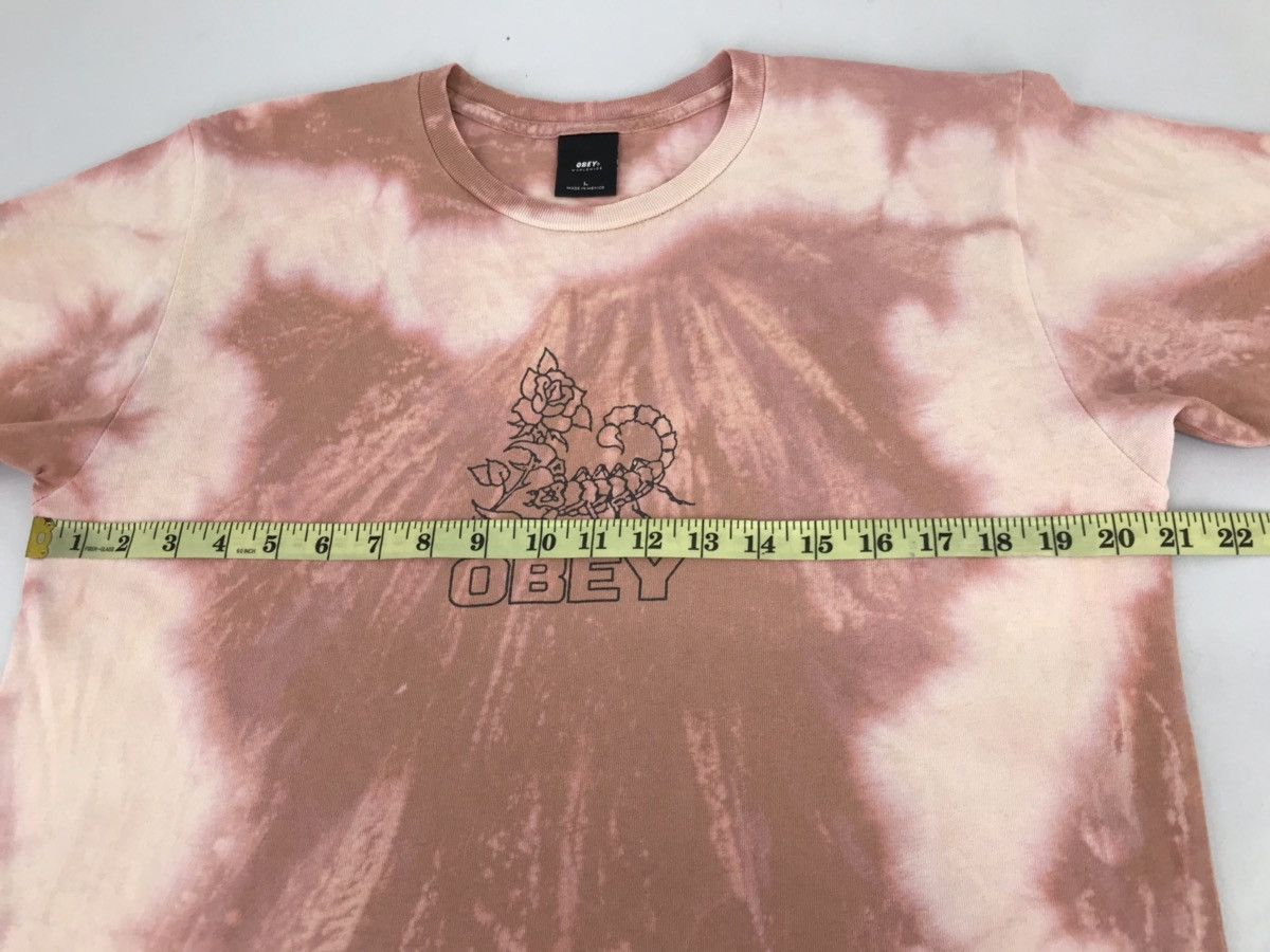 Obey × Vintage Vintage Obey Tie Dye Logo scorpion Tee Size US L / EU 52-54 / 3 - 8 Thumbnail