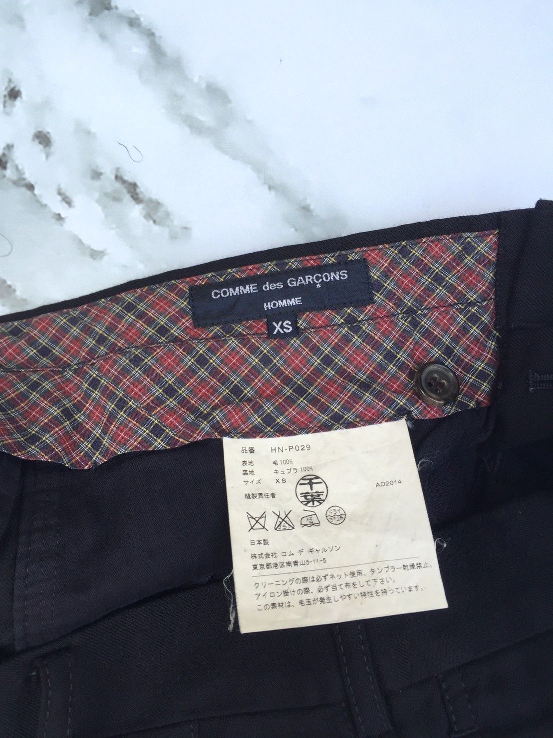 Comme des Garcons cdg homme pants Size US 32 / EU 48 - 2 Thumbnail