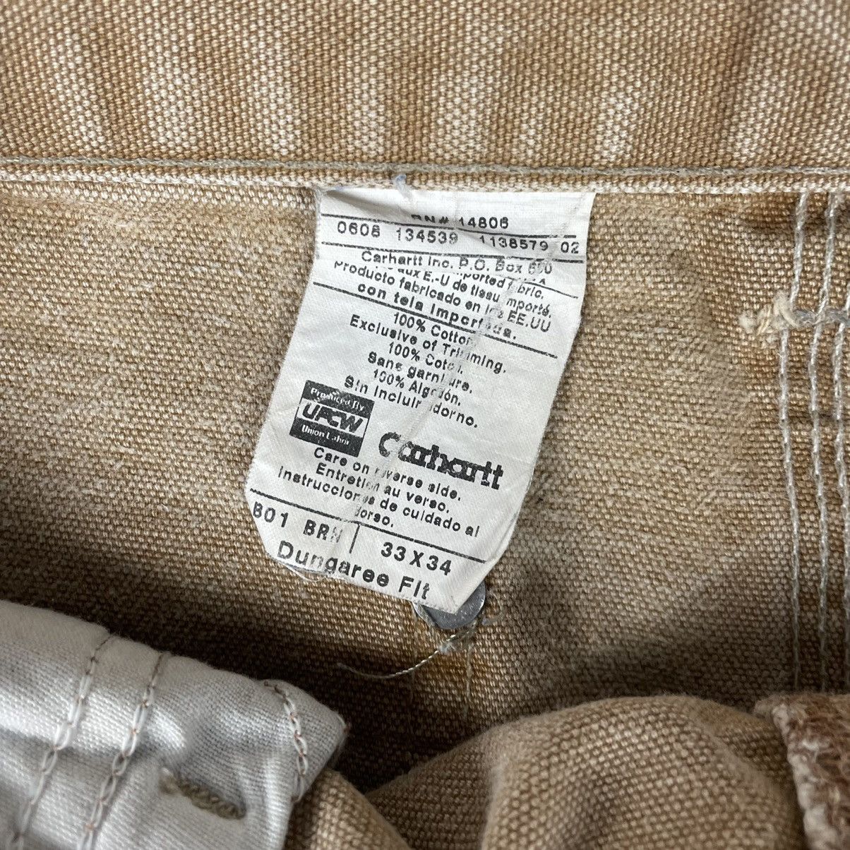Vintage VINTAGE THRASHED FADED CARHARTT DOUBLE KNEE PAINTER PANTS Size US 30 / EU 46 - 11 Thumbnail