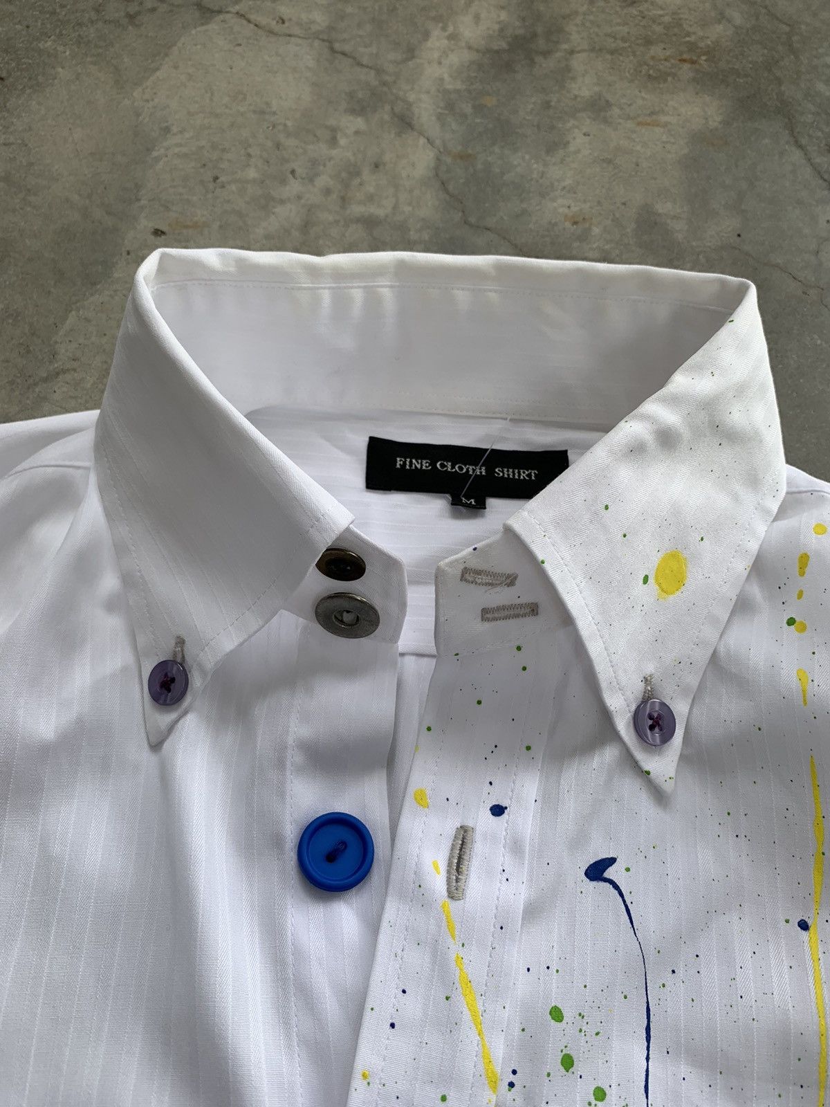 Uniqlo Painter Button Shirt comme des garcons inspire