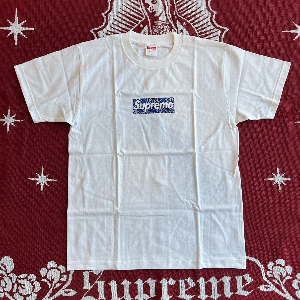 DSMGにて購入Supreme Bandana Box Logo Tee White Mサイズ