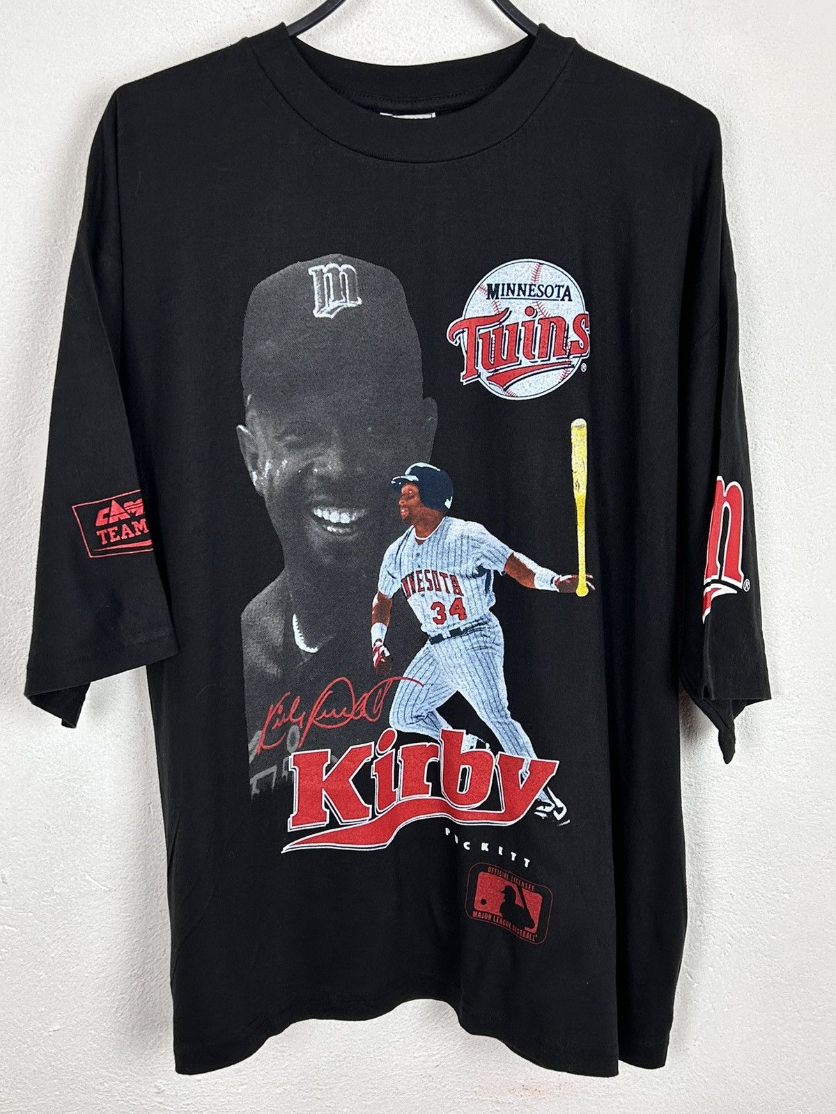 Vintage 90s Minnesota Twins Kirby Puckett MLB Baseball 