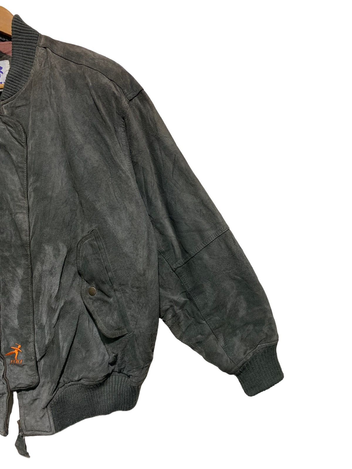 Hai Sporting Gear 🔥RARE VTG HSG ISSEY MIYAKE A/W 77 BOMBER LEATHER JACKET Size US M / EU 48-50 / 2 - 7 Thumbnail