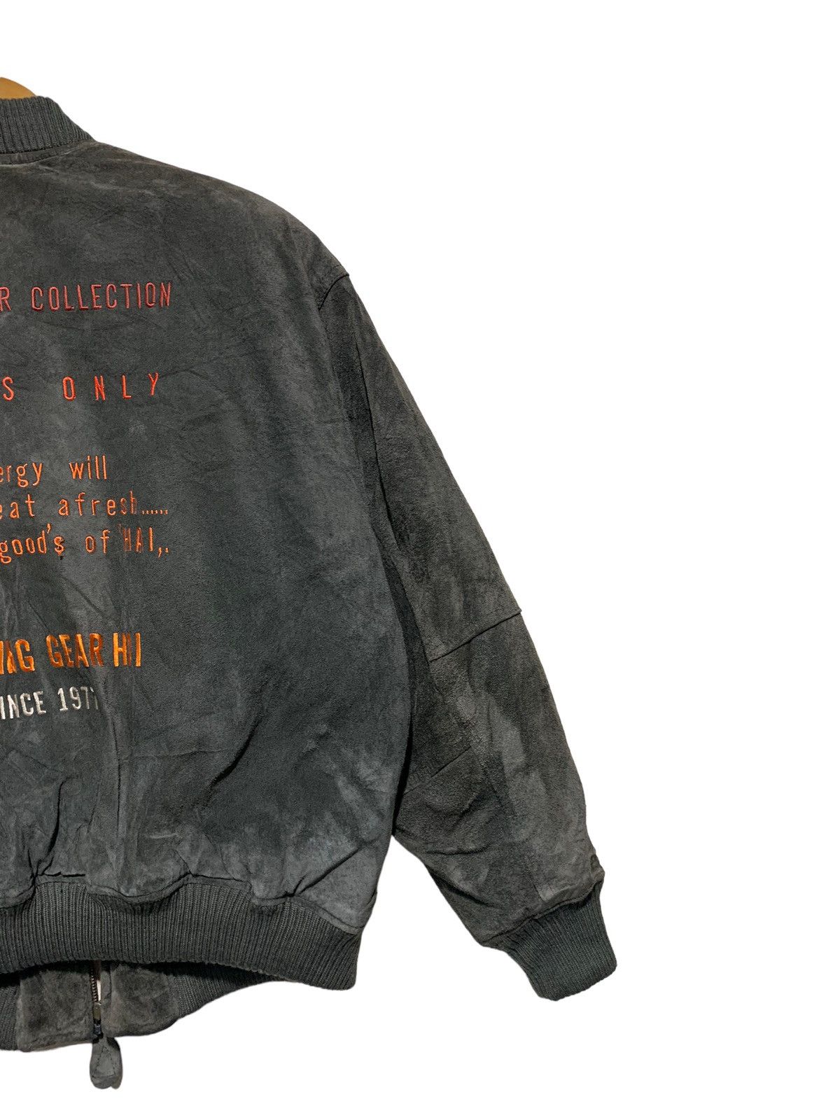 Hai Sporting Gear 🔥RARE VTG HSG ISSEY MIYAKE A/W 77 BOMBER LEATHER JACKET Size US M / EU 48-50 / 2 - 3 Thumbnail