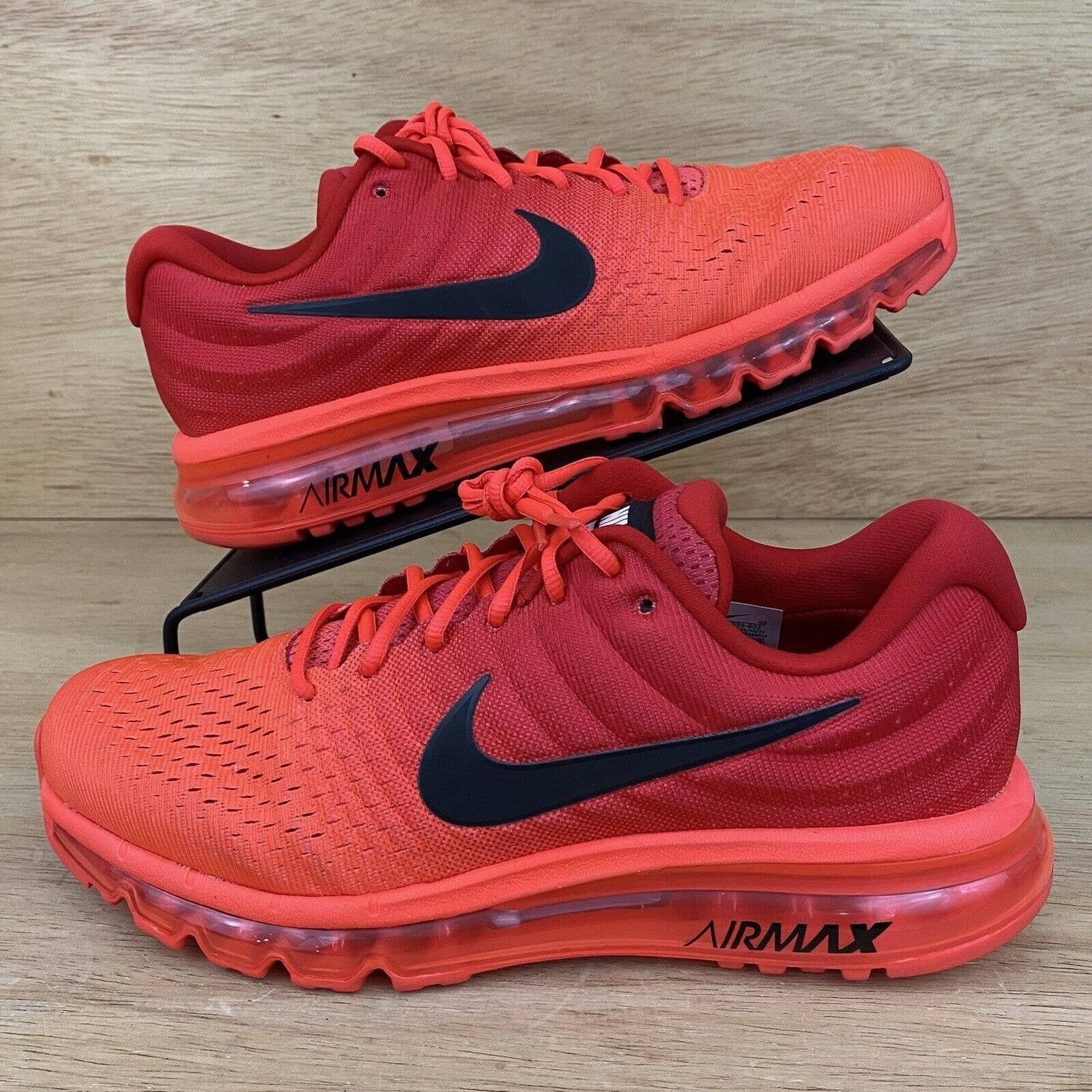 Nike 'Air Max 2017' Mens Sz Classic Running Shoes Red
