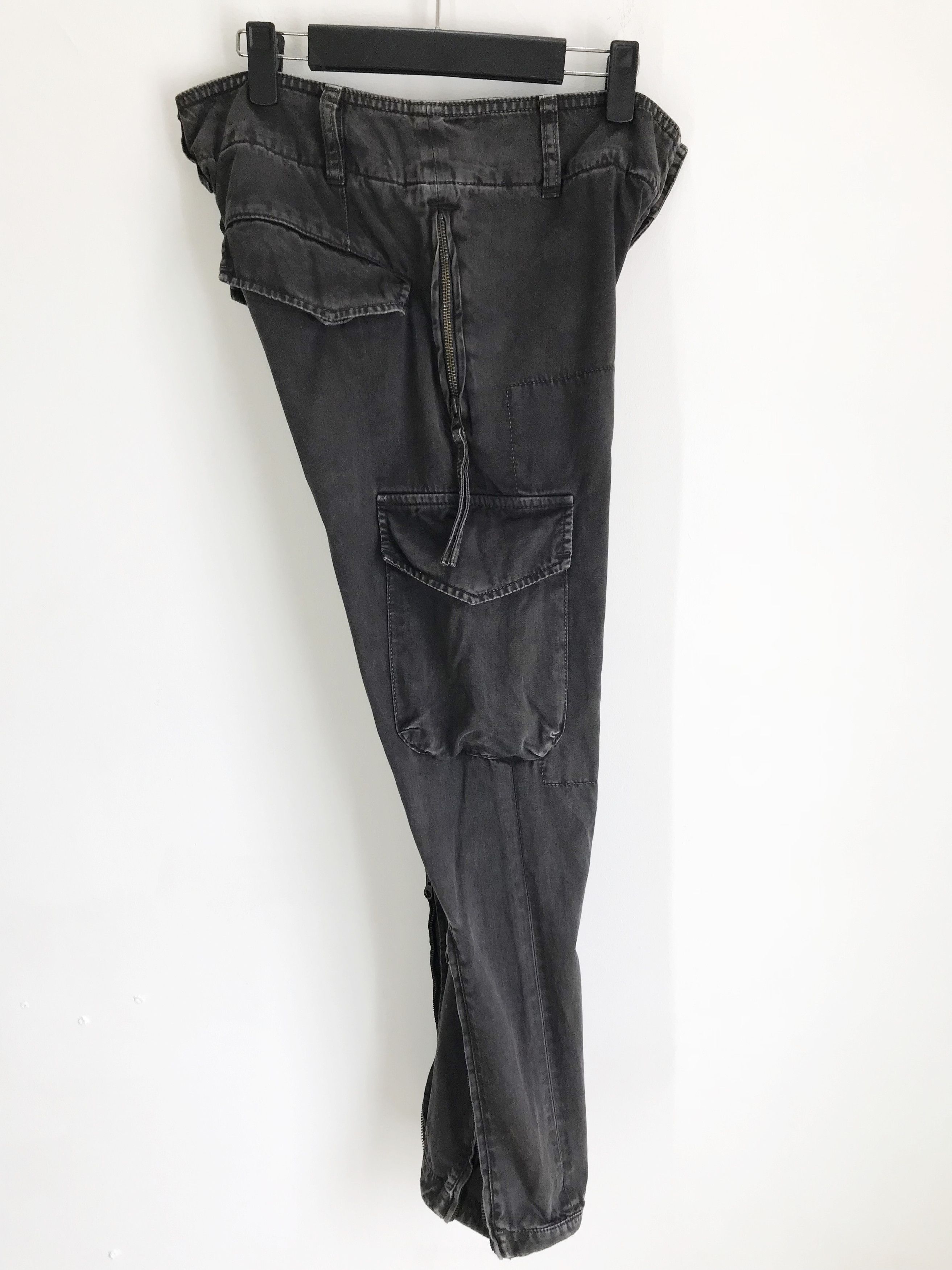 Hysteric Glamour Japanese Brand Rna Waxed Zipper Hem Cargo Pant Size US 30 / EU 46 - 13 Thumbnail