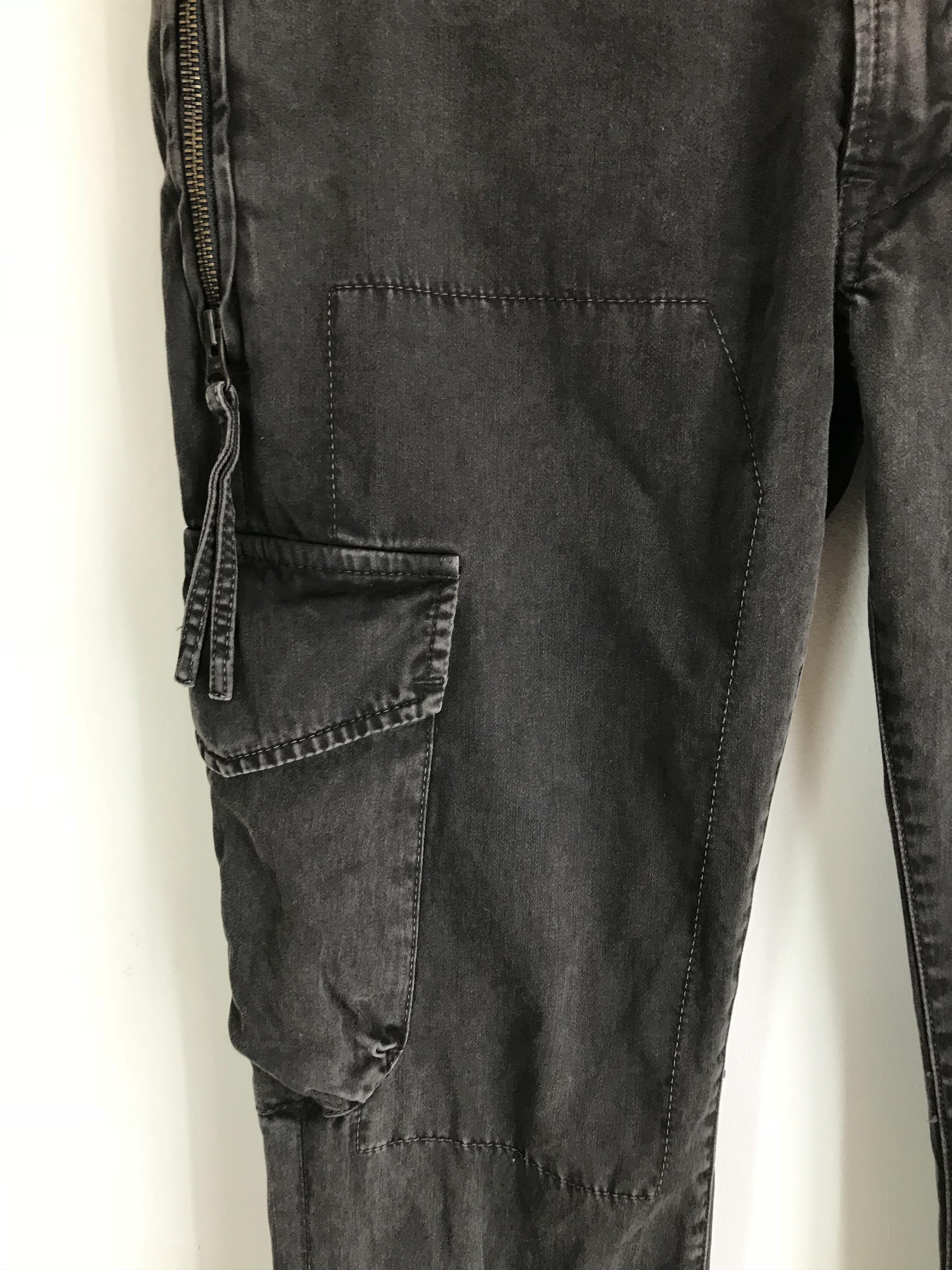 Hysteric Glamour Japanese Brand Rna Waxed Zipper Hem Cargo Pant Size US 30 / EU 46 - 7 Thumbnail