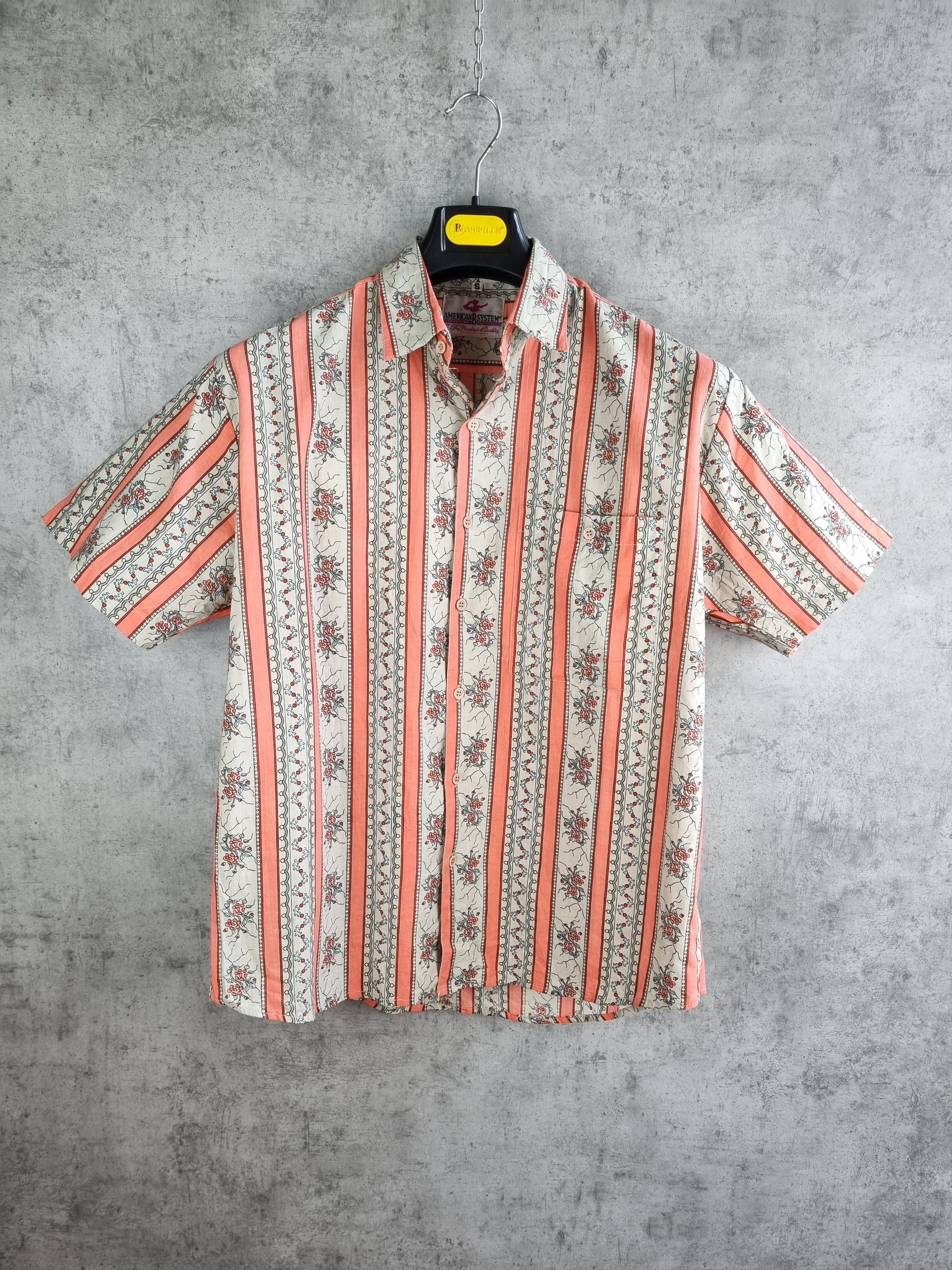 Cowboy Equipment × Vintage 70s Hawaiian American BSystem camp collar vintage shirt Size US S / EU 44-46 / 1 - 2 Thumbnail