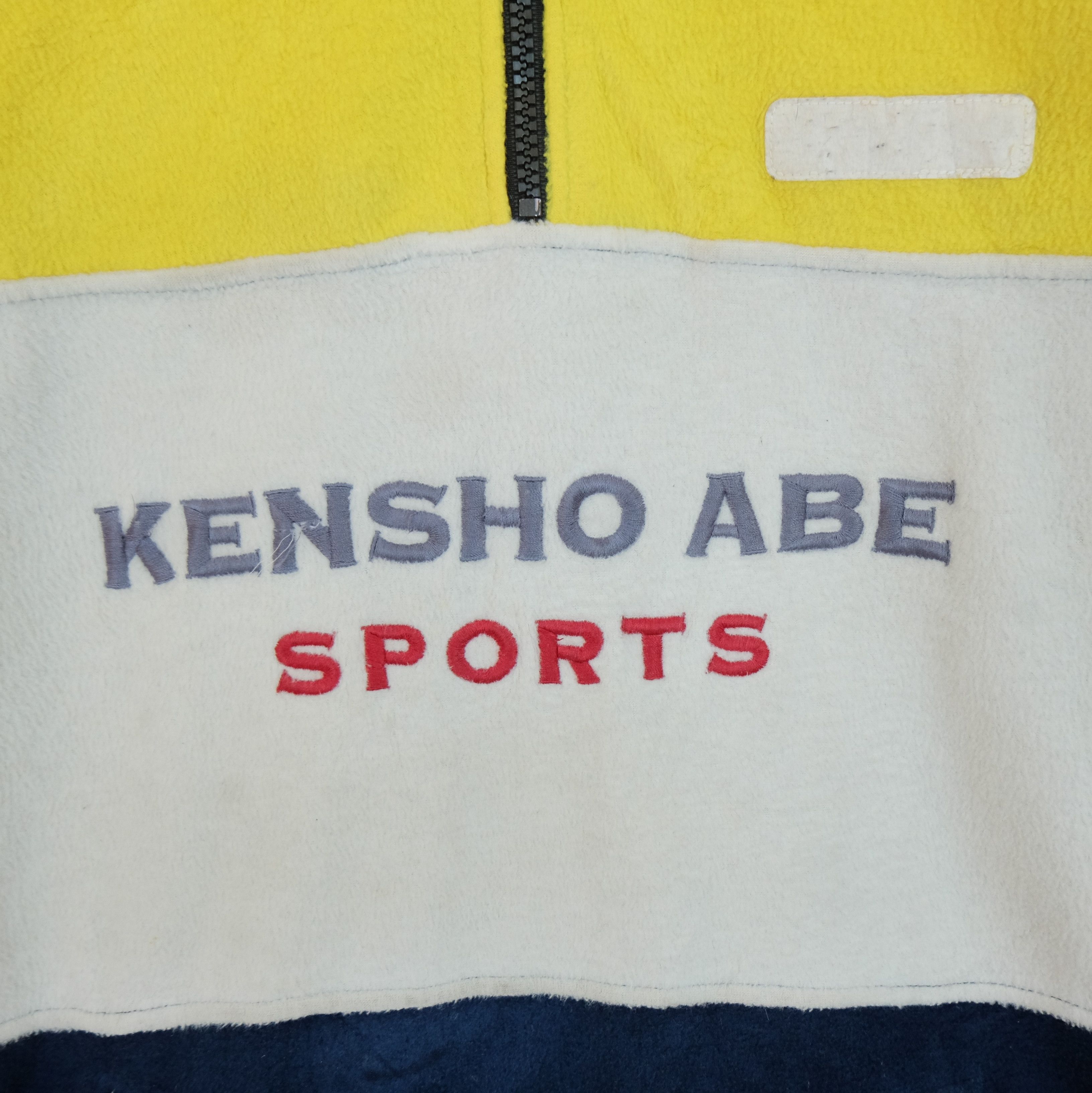 Japanese Brand × Kensho Abe KENSHO ABE Multicolor Big Logo Spell Out Fleece Sweatshirt Size US M / EU 48-50 / 2 - 7 Thumbnail