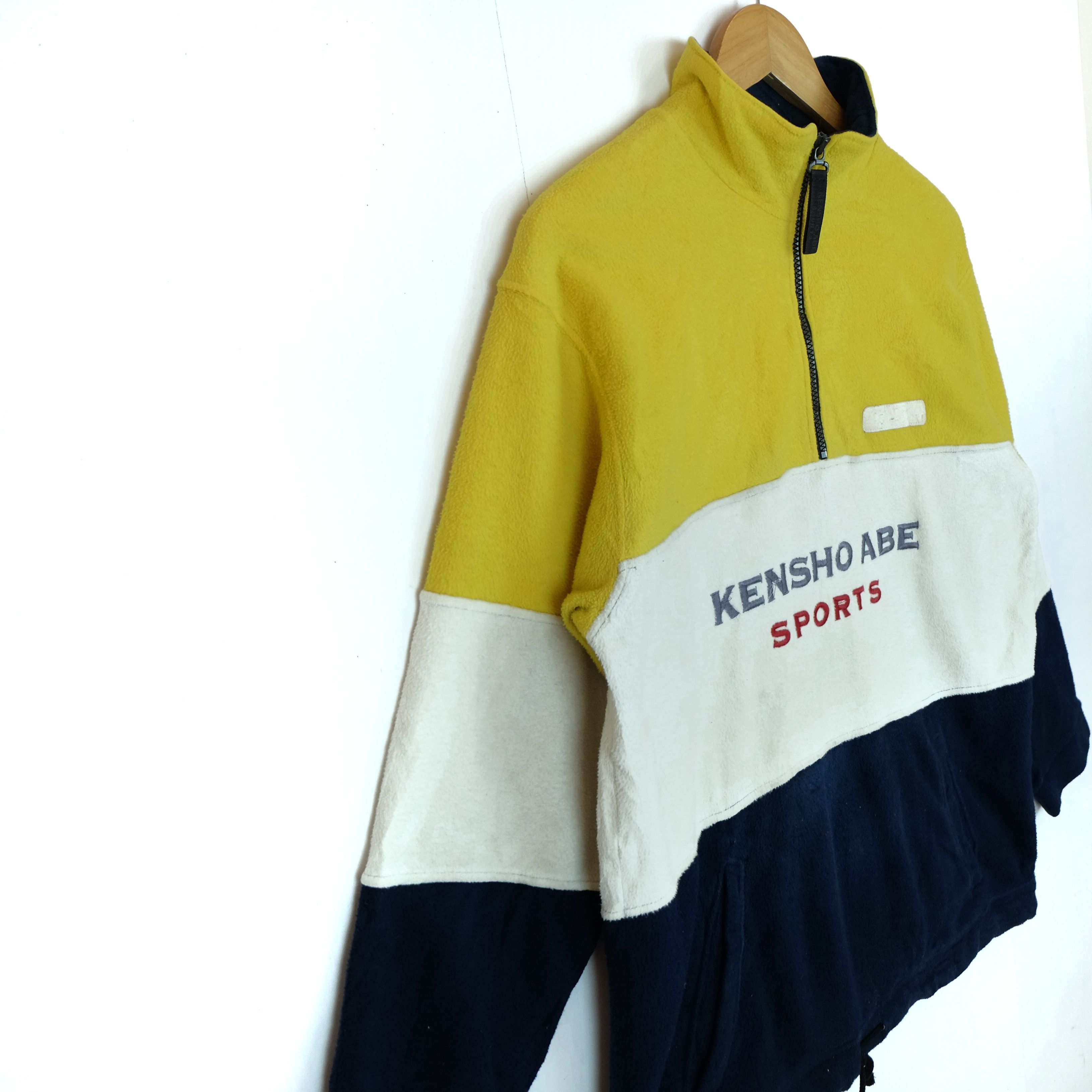 Japanese Brand × Kensho Abe KENSHO ABE Multicolor Big Logo Spell Out Fleece Sweatshirt Size US M / EU 48-50 / 2 - 3 Thumbnail